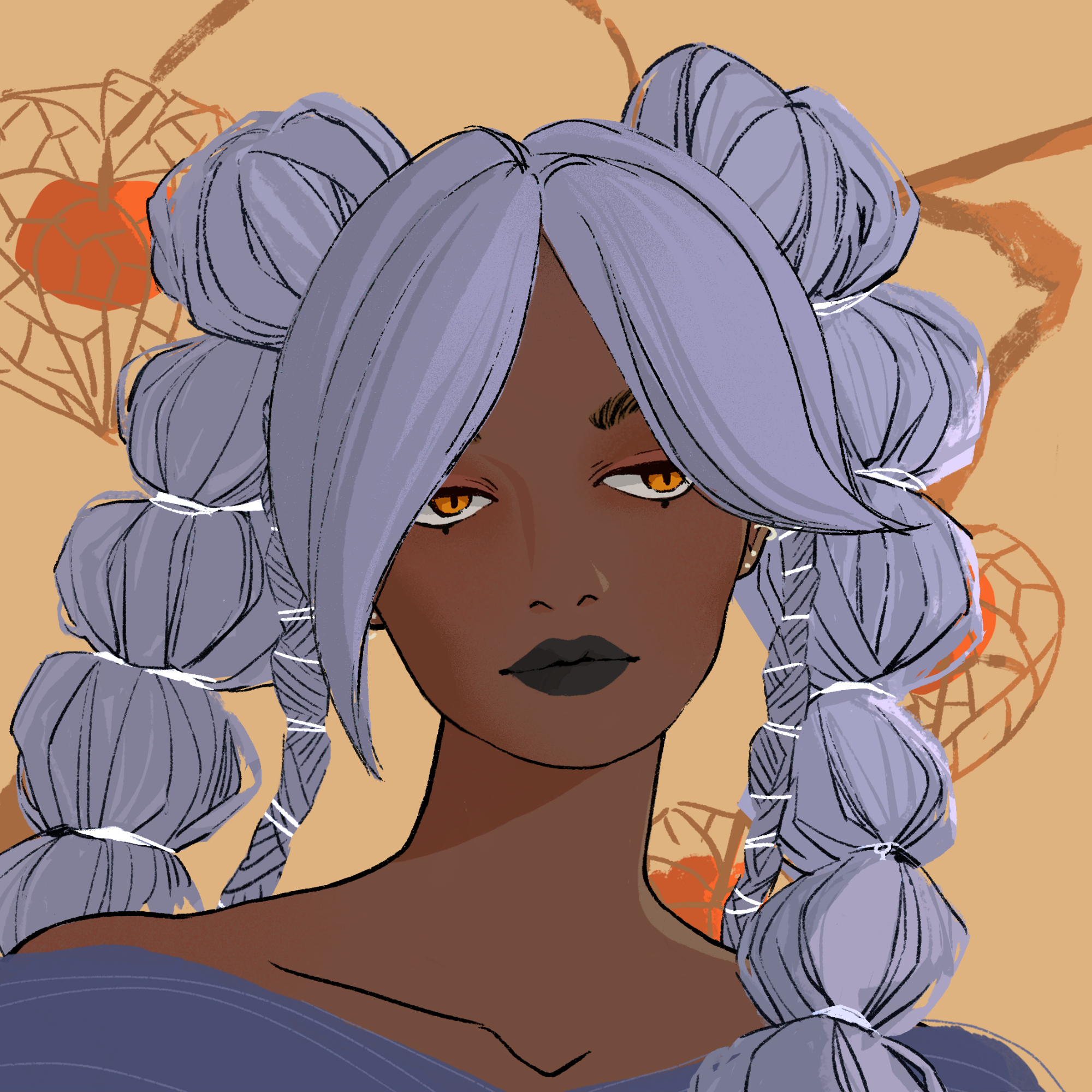a portrait of Lavender, the soft basket