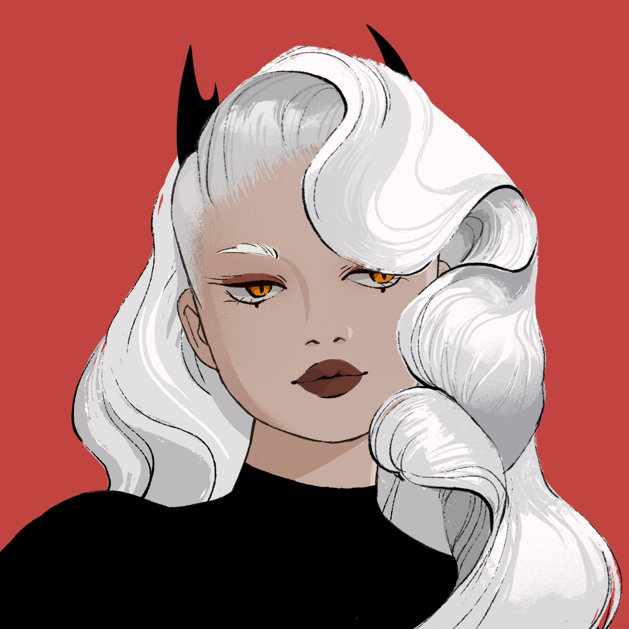 a portrait of Sirius the angular