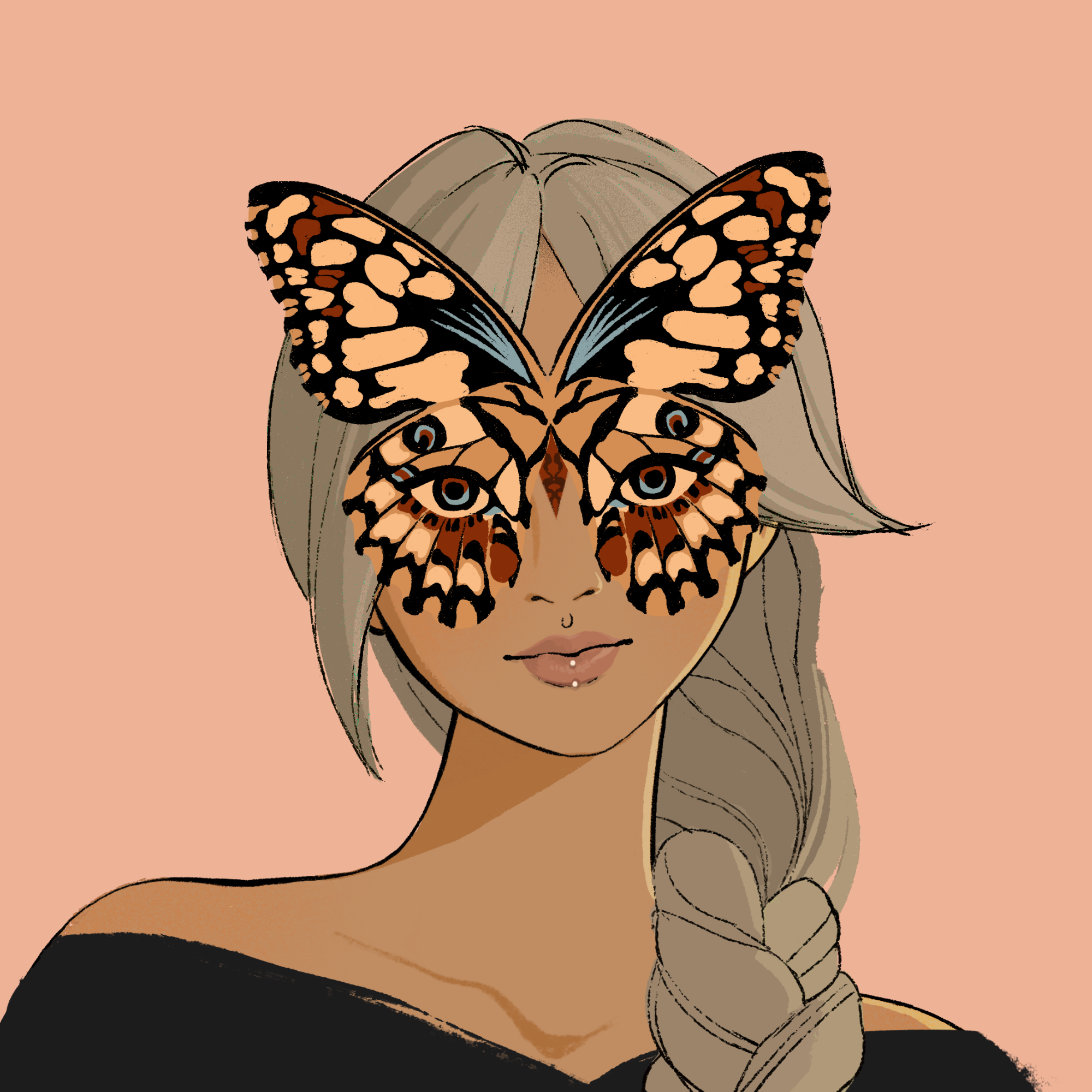 a portrait of Pepper, the nutritious muffin