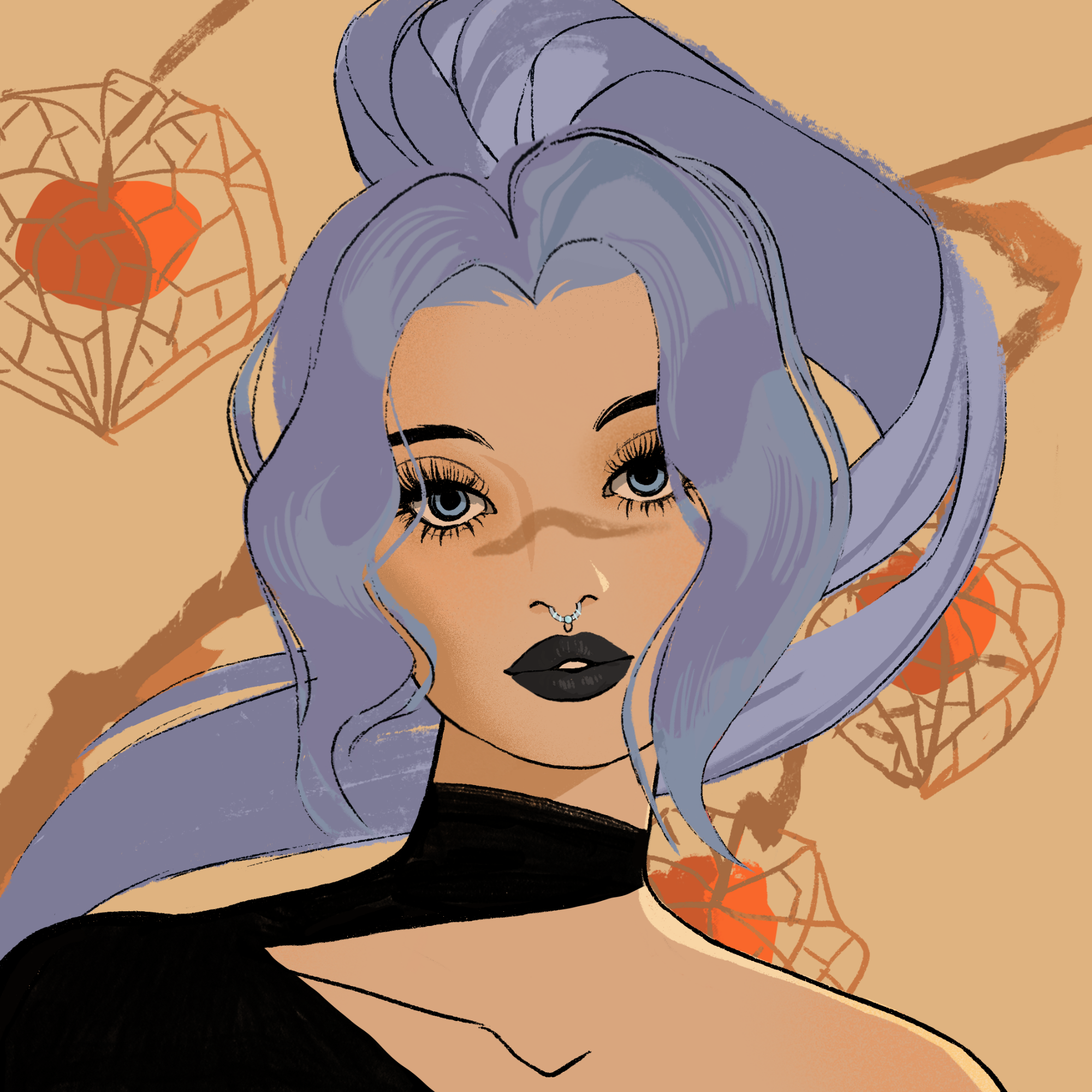 a portrait of Jade the mauve