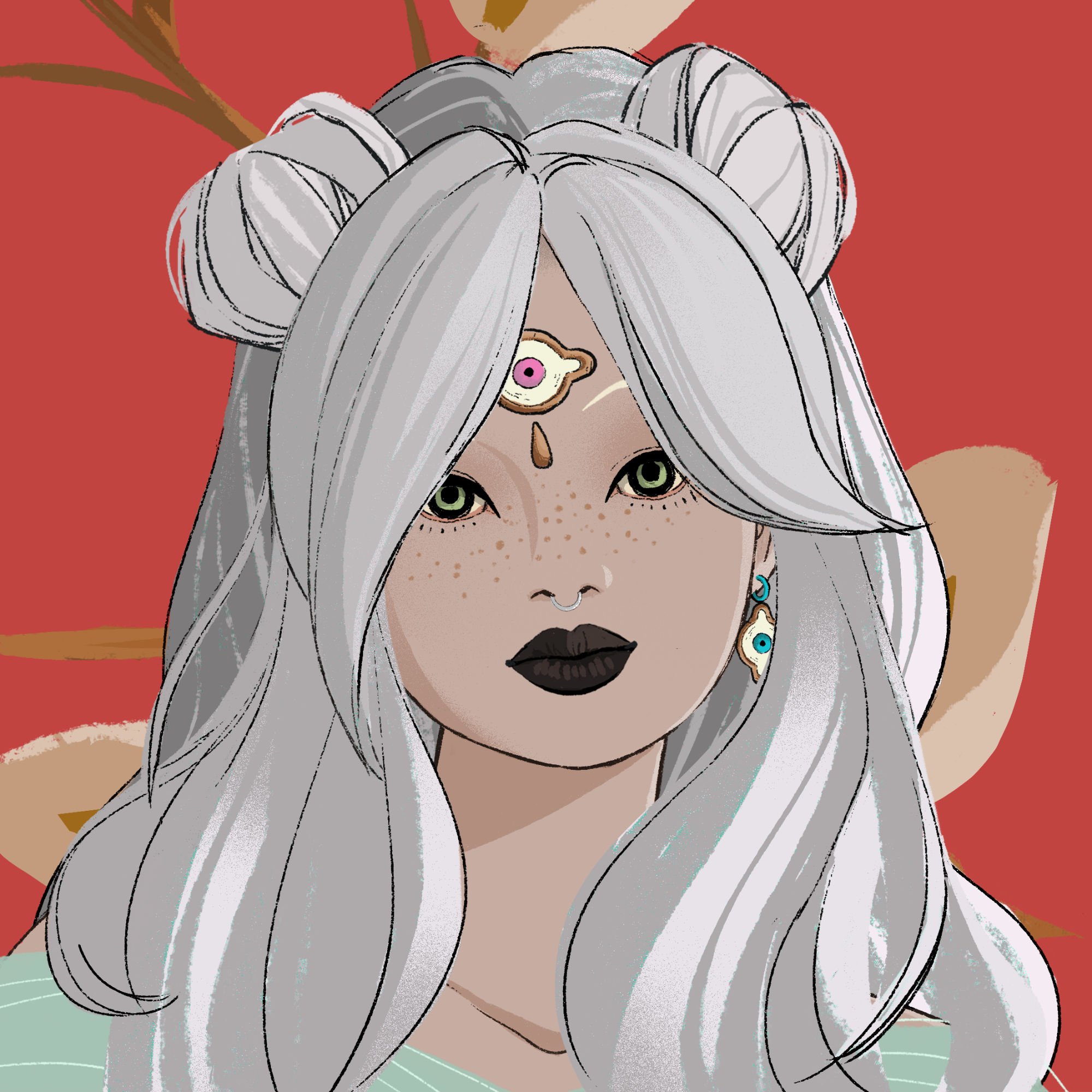 a portrait of Ivy of the asylum