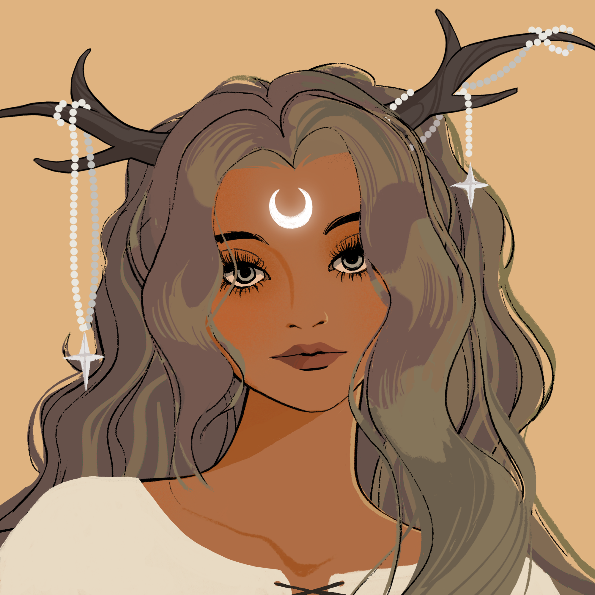 a portrait of Acorn, the light bun