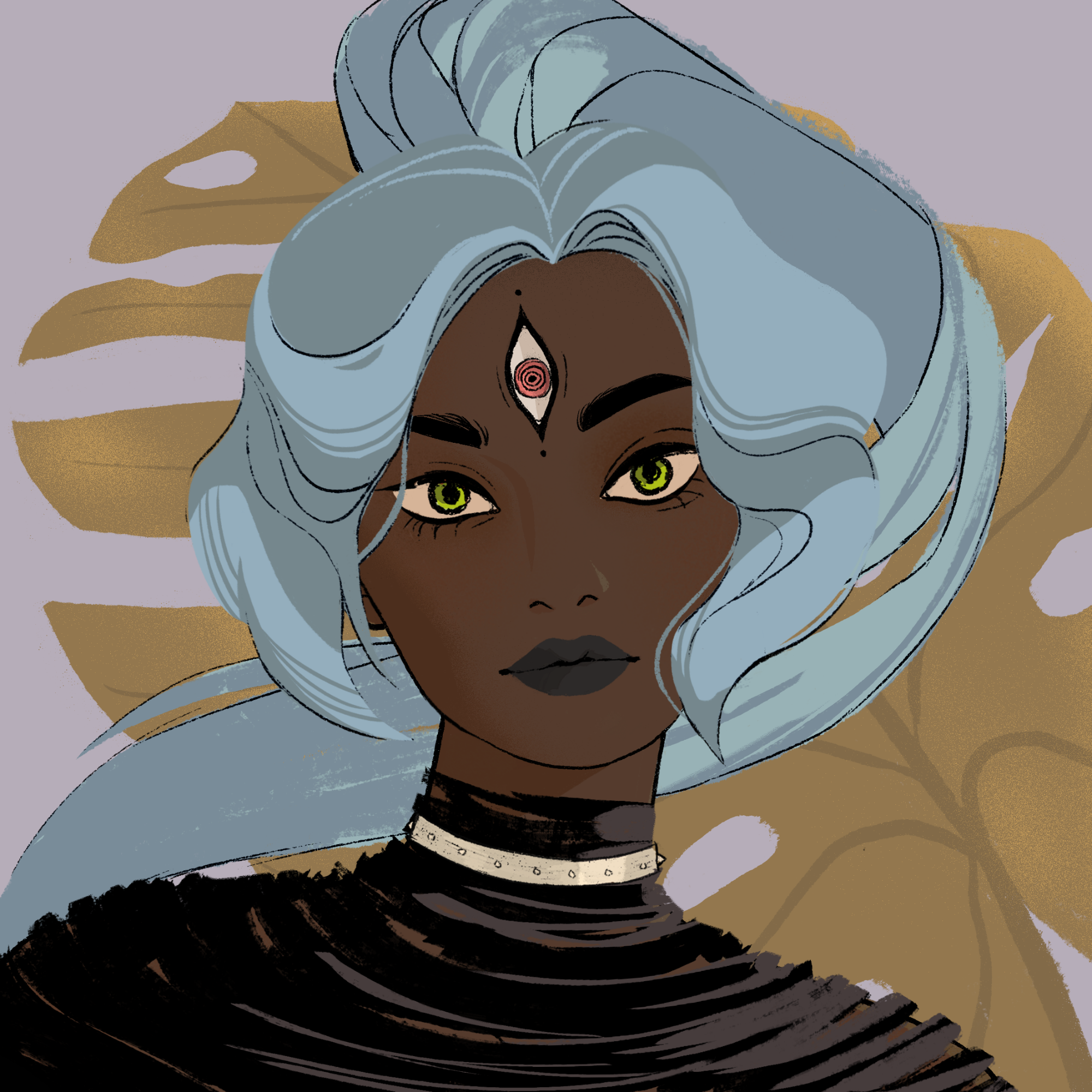 a portrait of Bandai, the mischievous battering ram