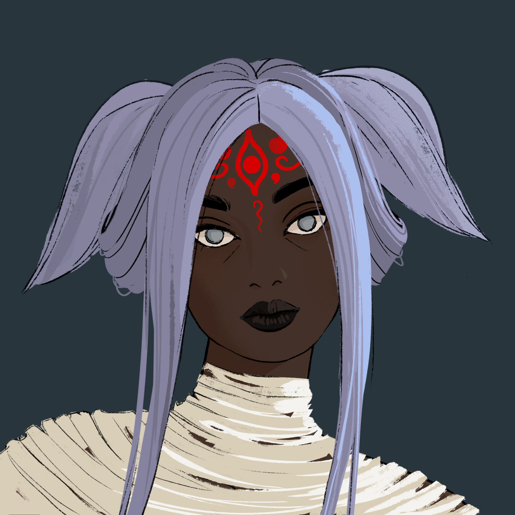 a portrait of Lila foam