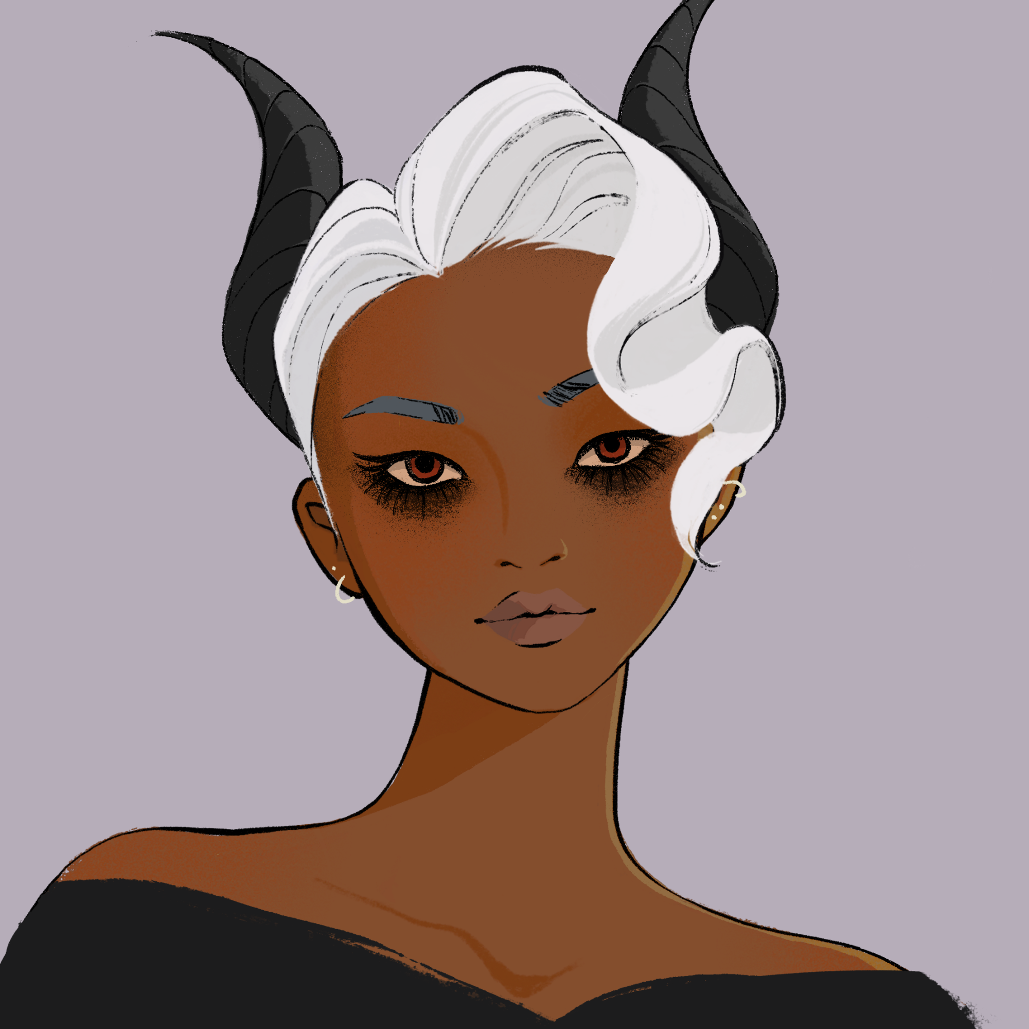 a portrait of Cumaru, the malevolent hood