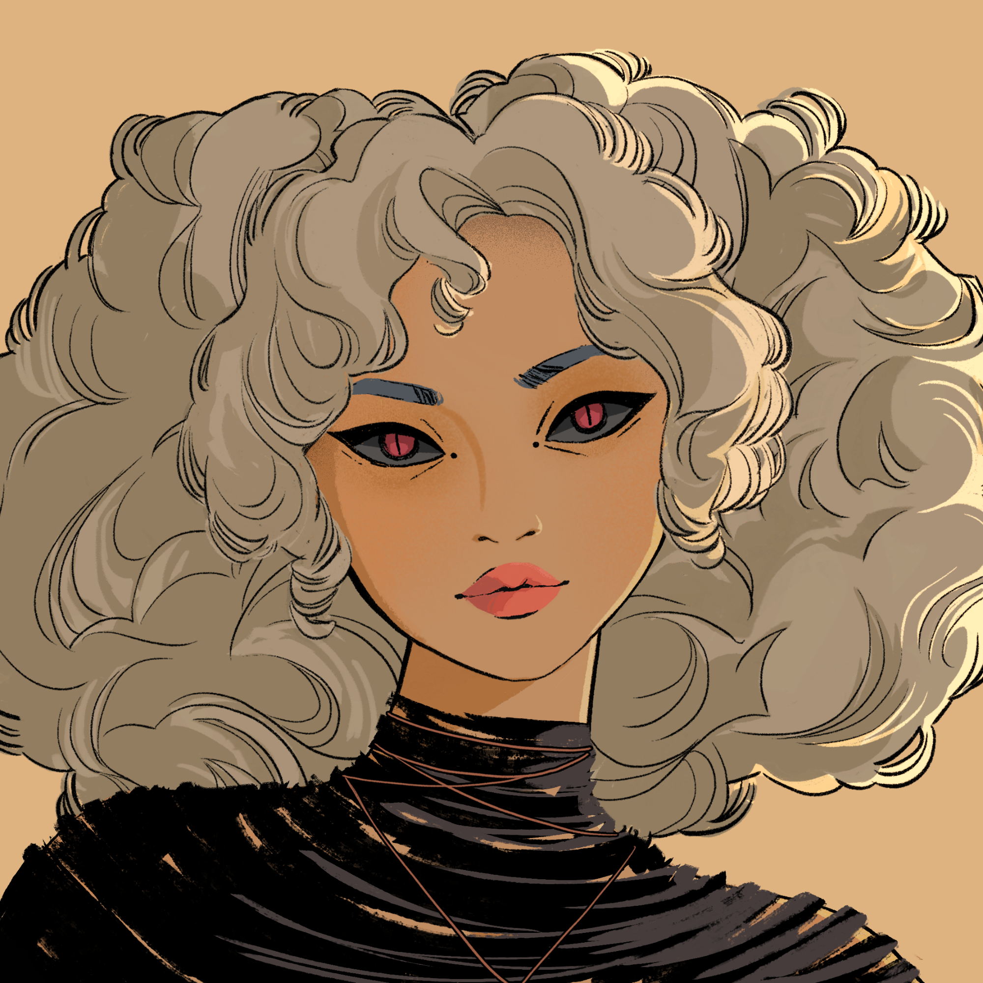 a portrait of Kone the insouciant