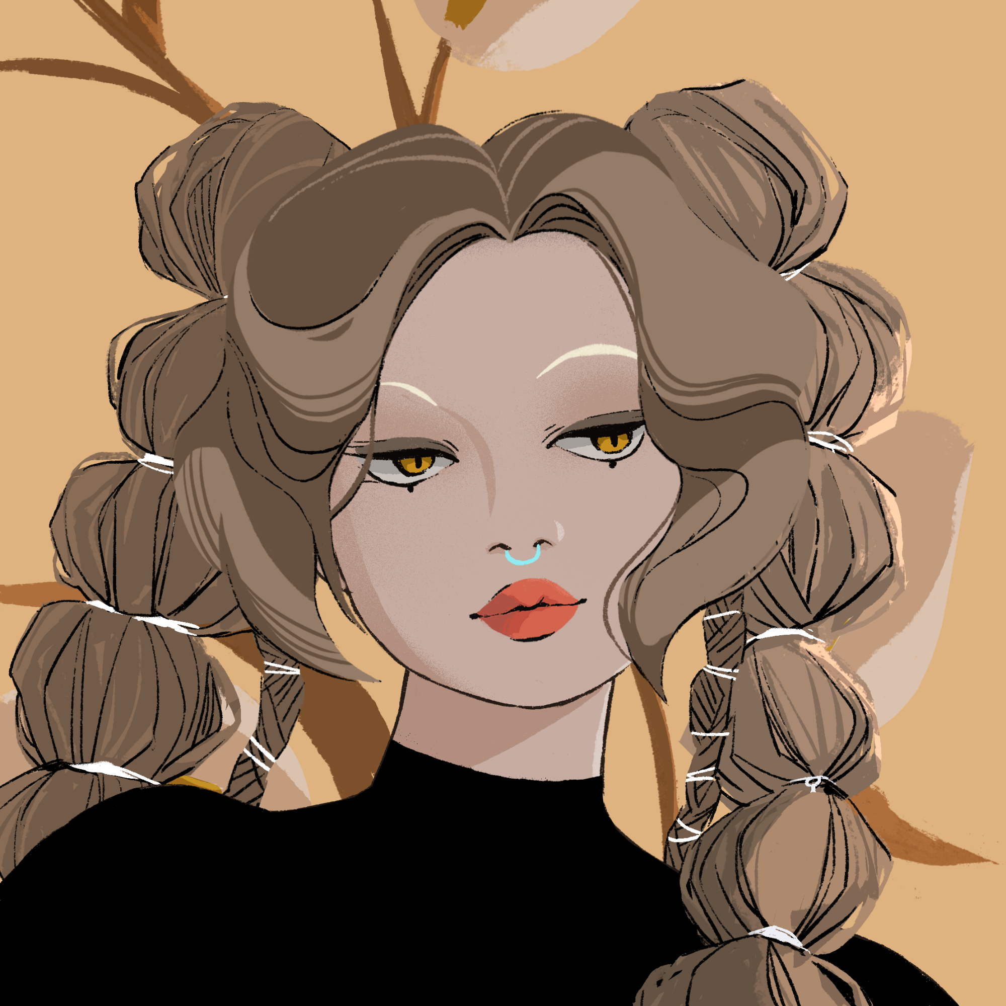 a portrait of Beetroot of the woods