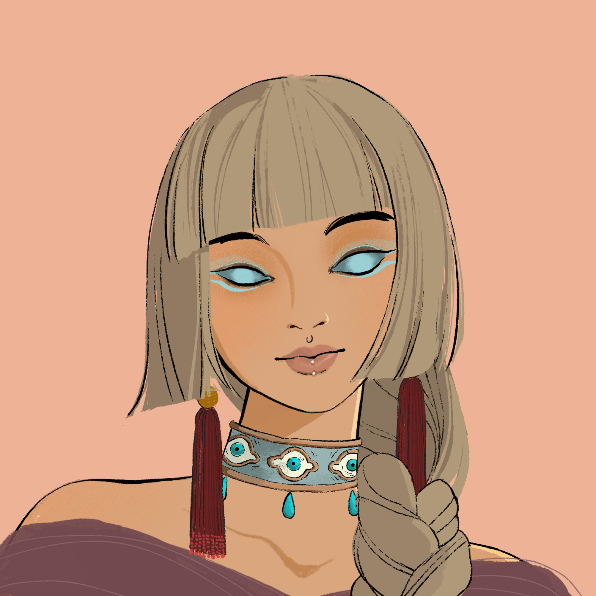 a portrait of Clover vision