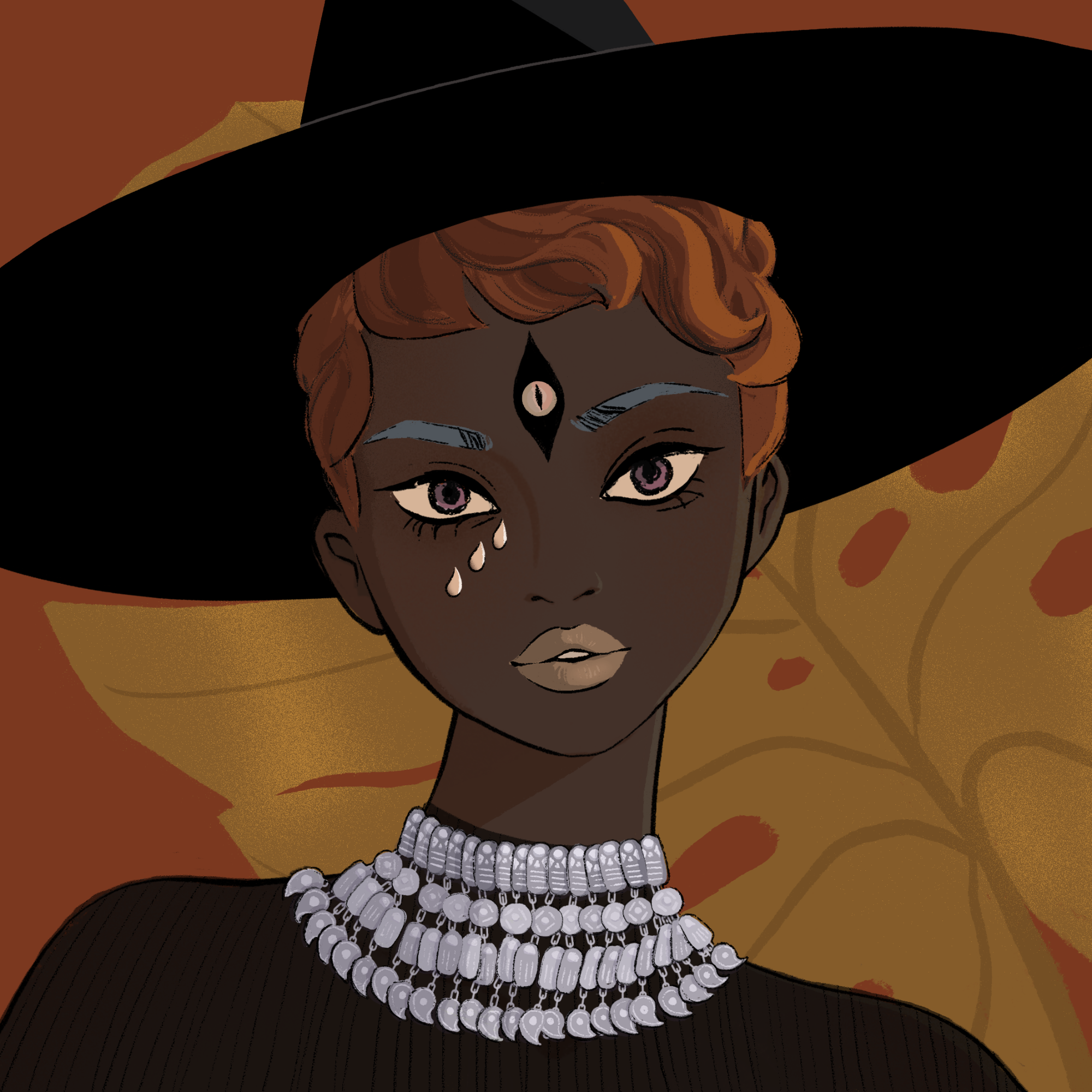 a portrait of Opala the calamitous