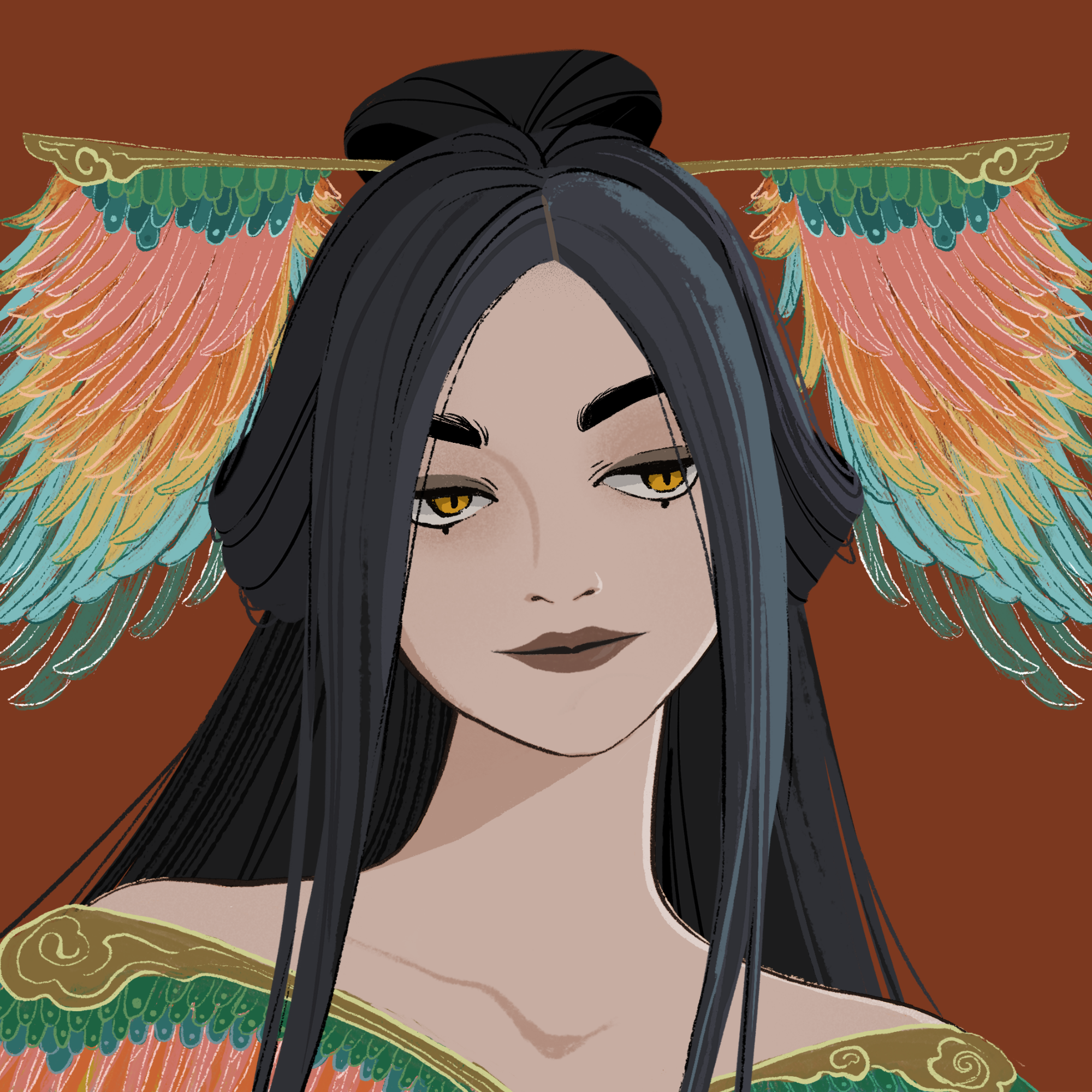 a portrait of Pearl, the scandalous celesta