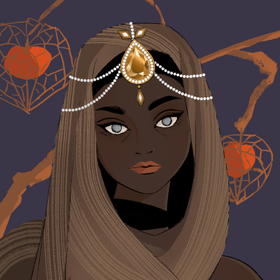 image of garnet, the suggestive flounce