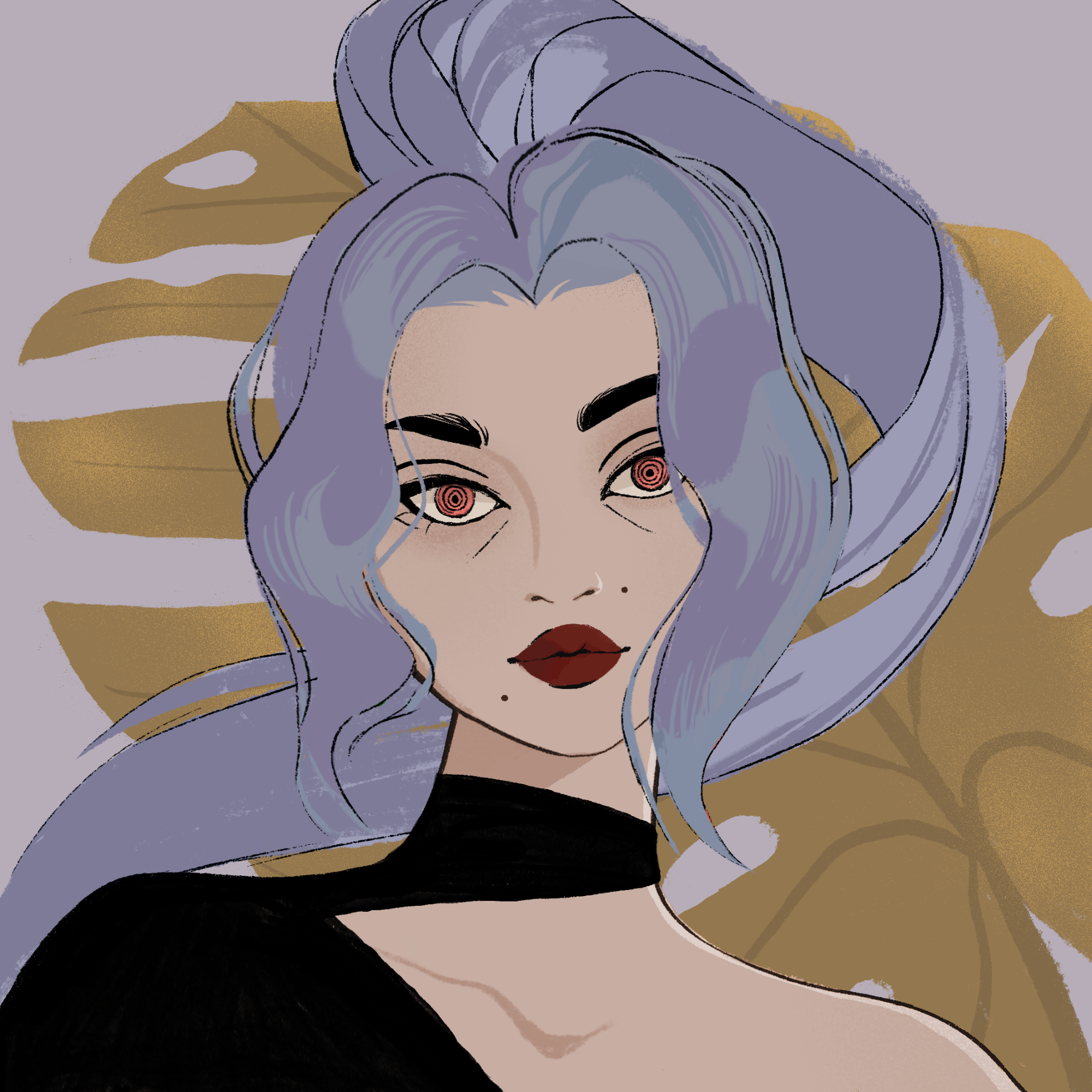 a portrait of Atka of the wilds