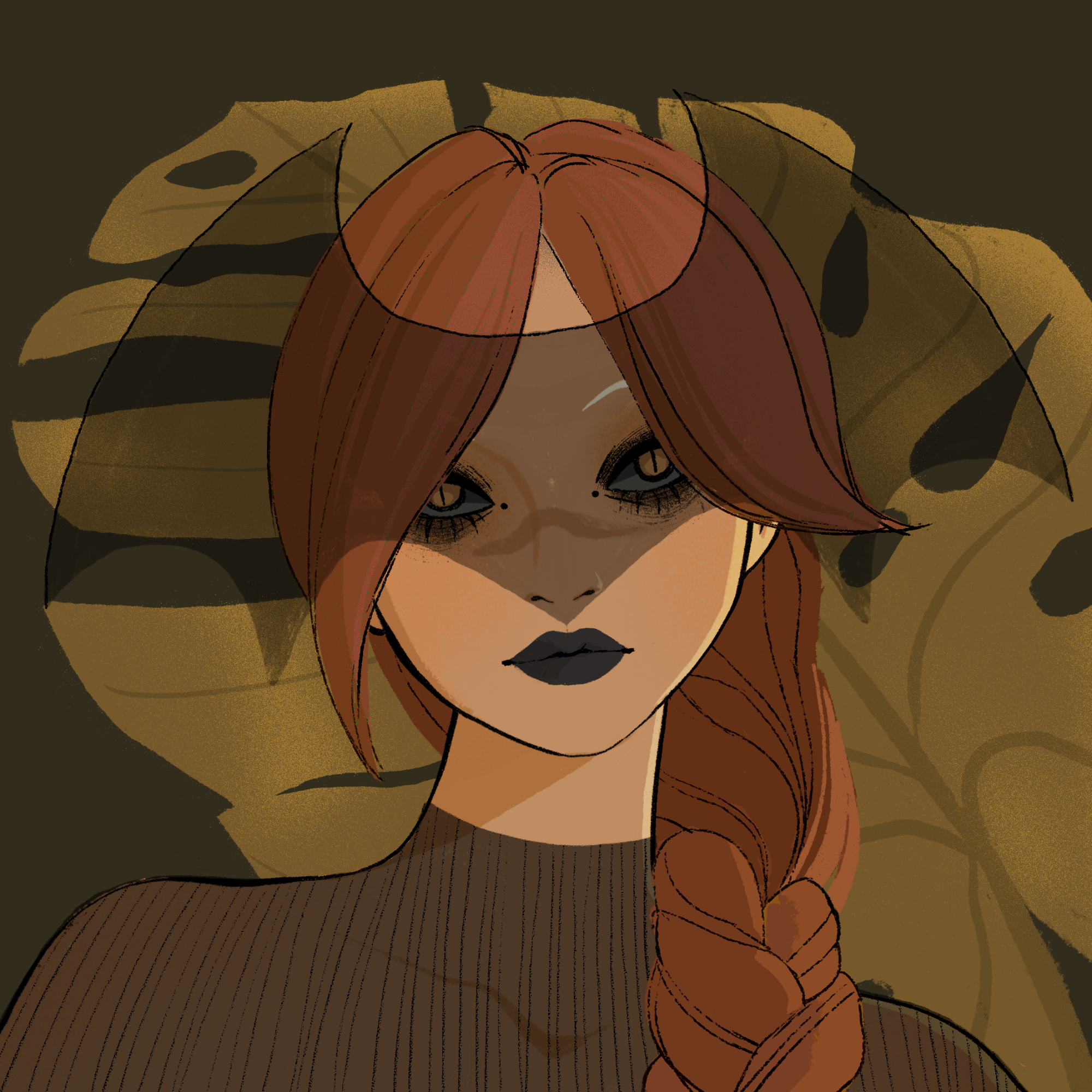 a portrait of Azophloxin, the mahogany candelabra