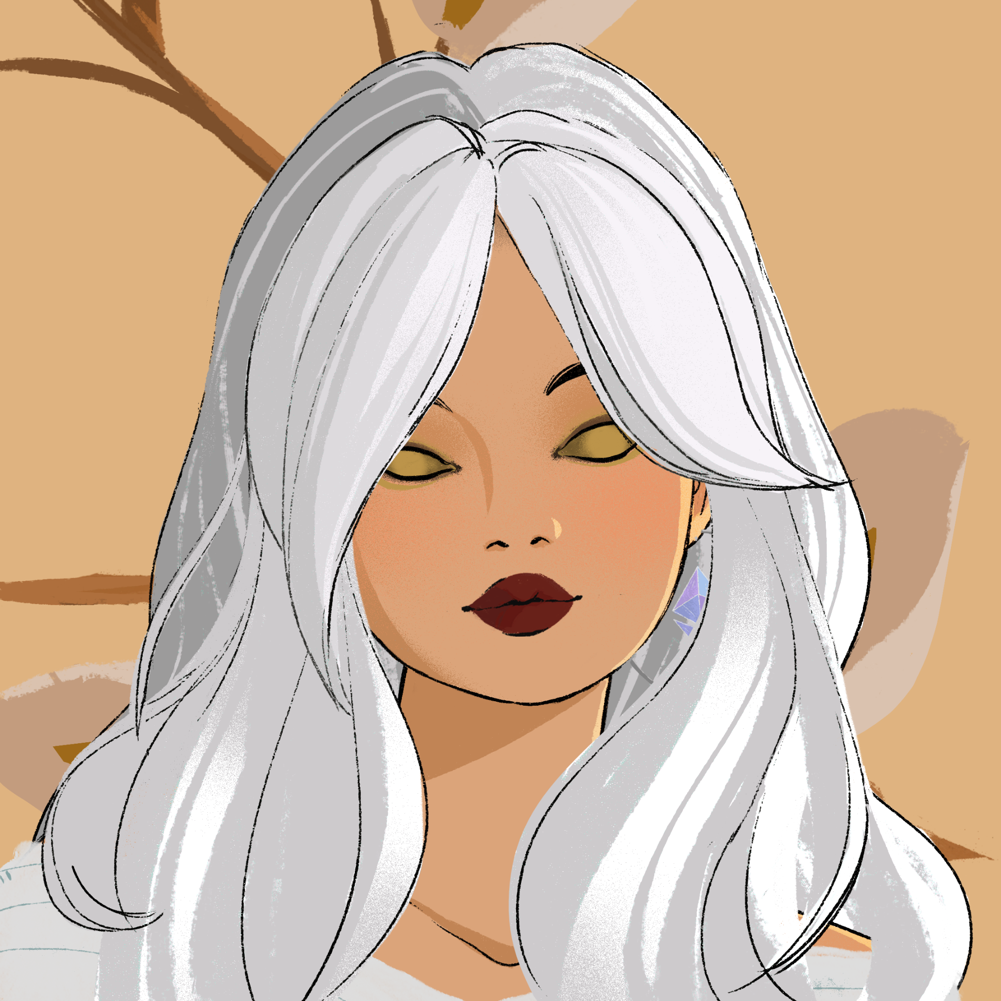 a portrait of Heather the lovely