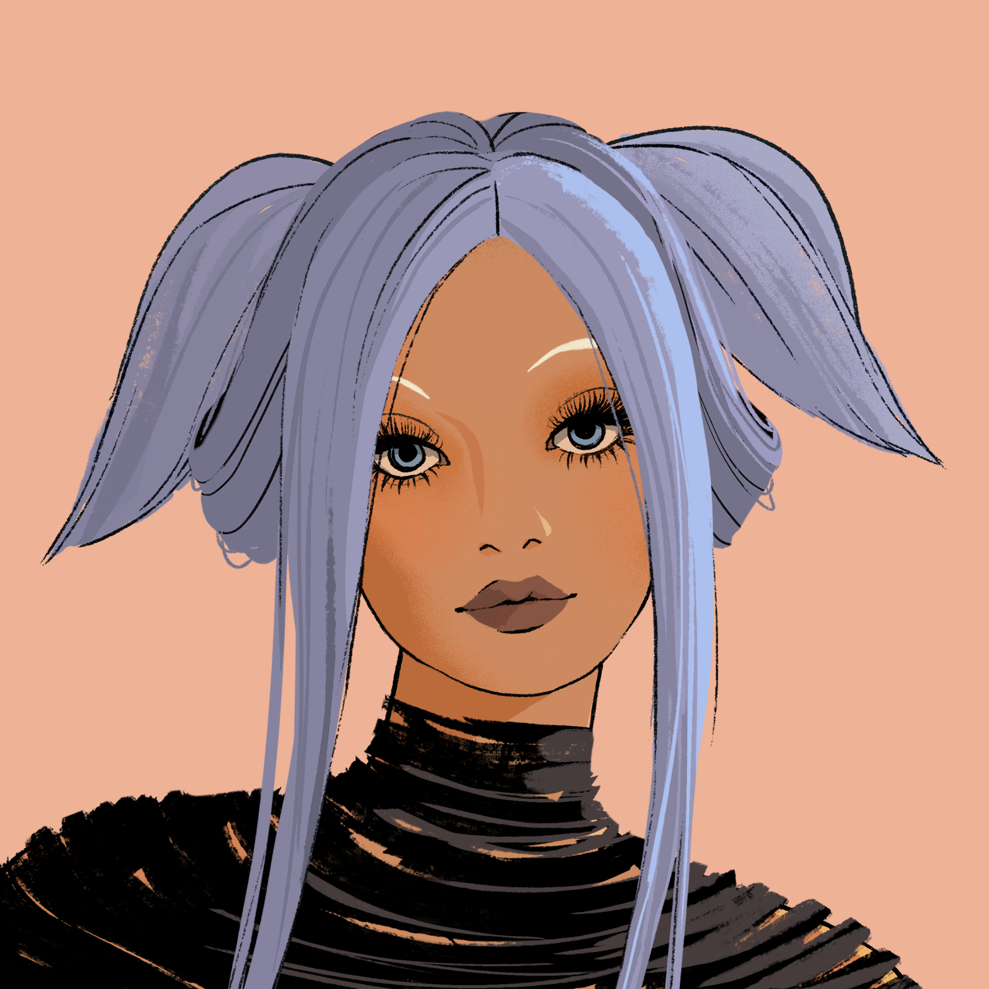 a portrait of Rose the detatched