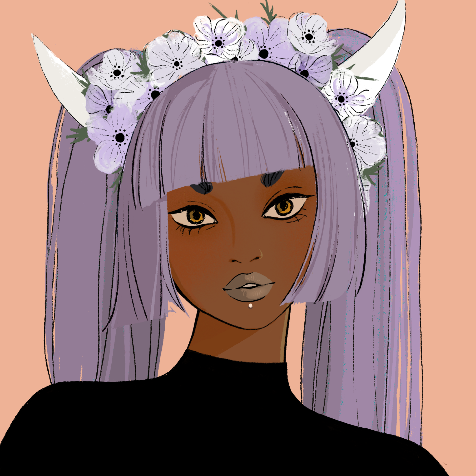 a portrait of Fern the cherry