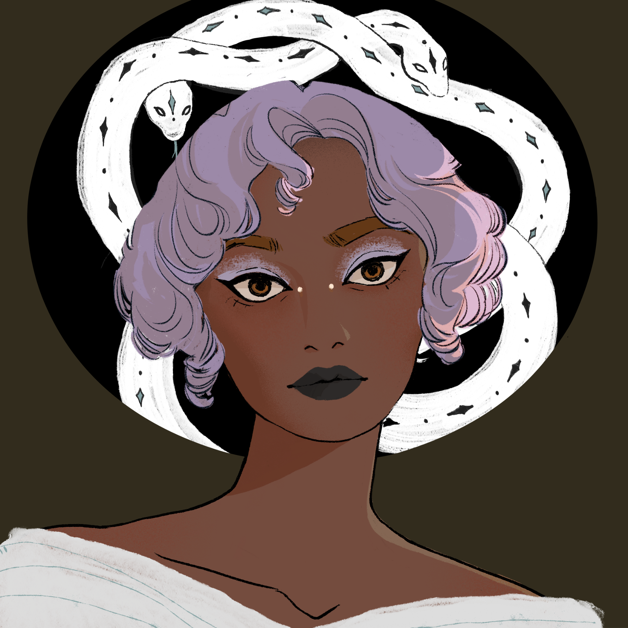 a portrait of Chard, the wind-swept scarecrow