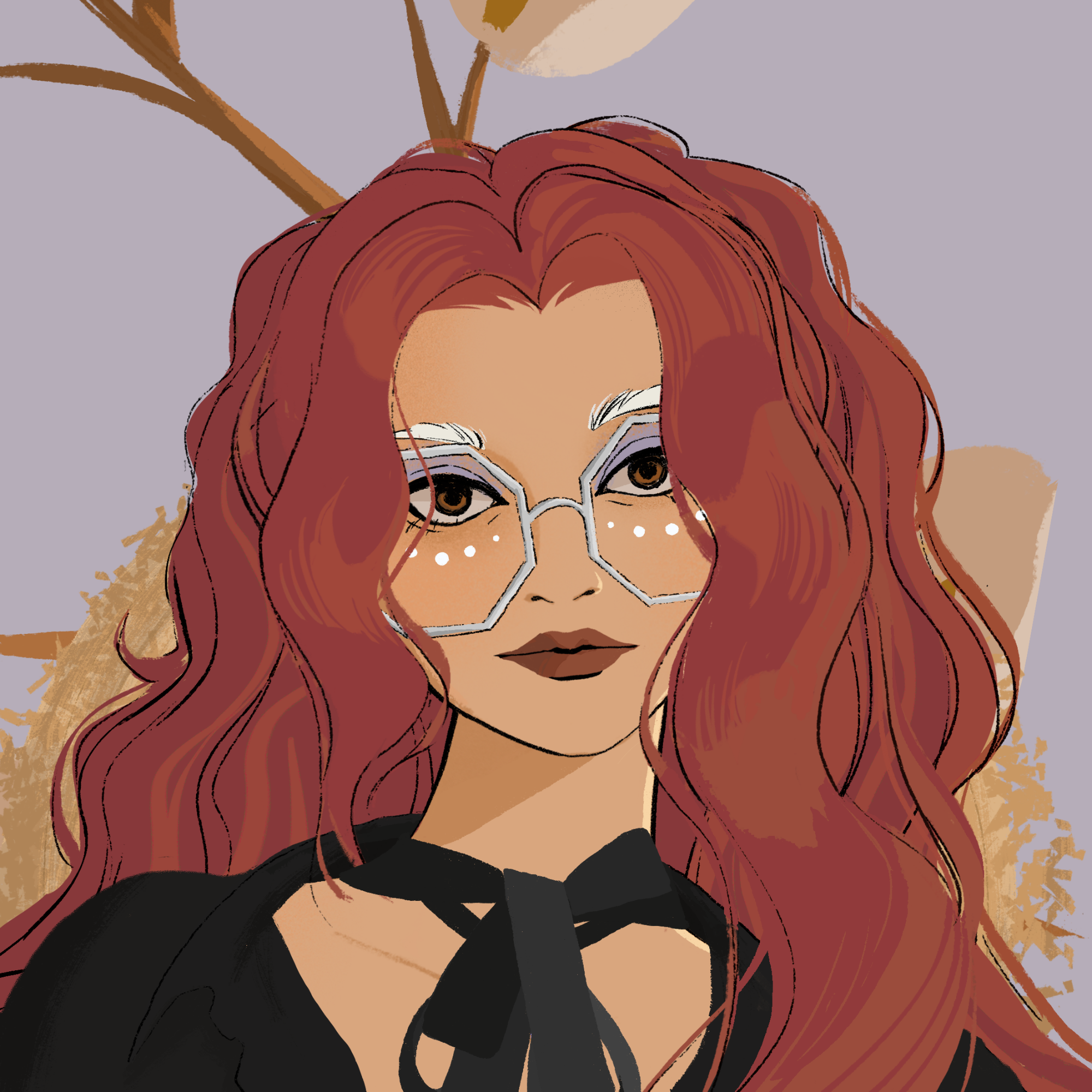 a portrait of Trumpet, the light buckle