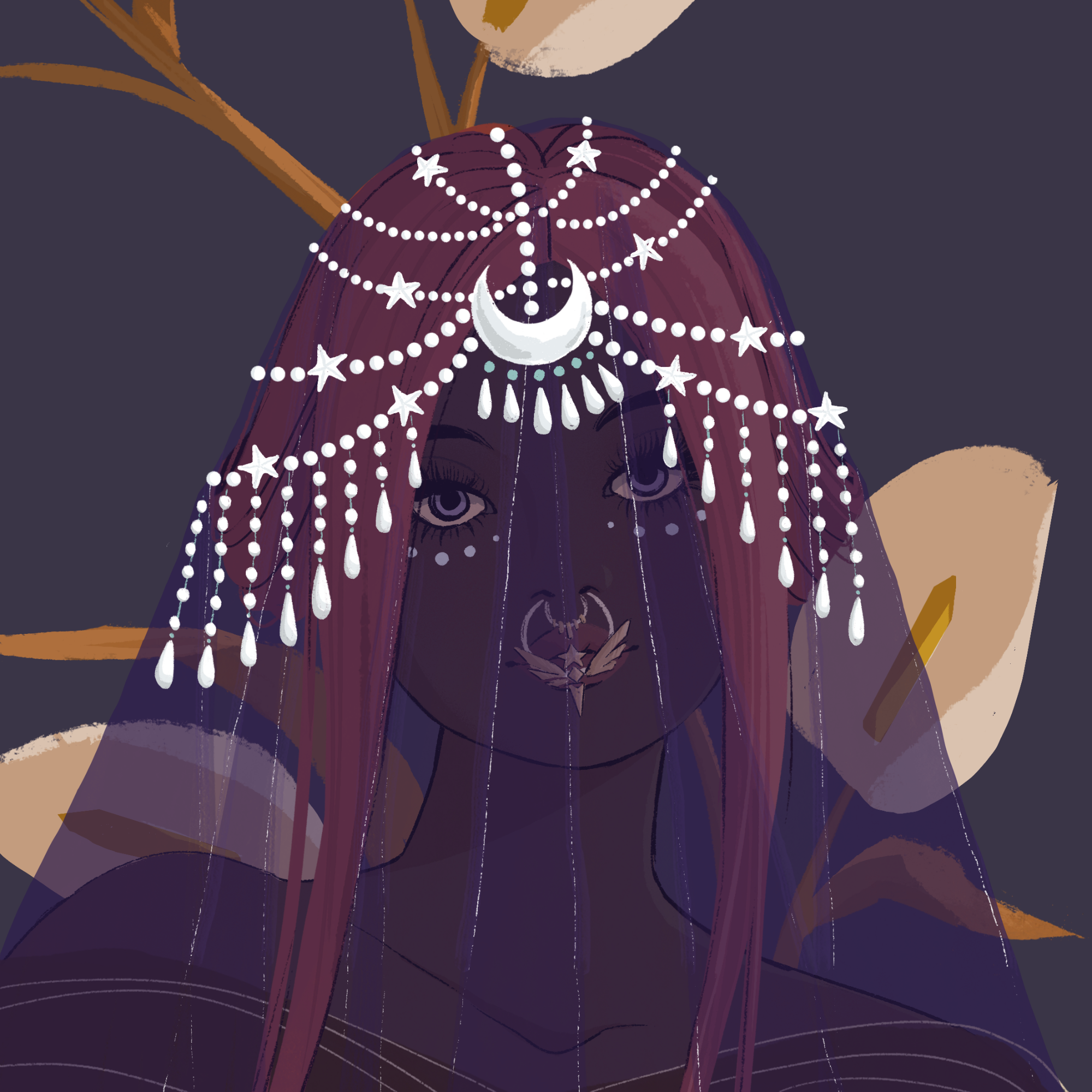 a portrait of Rose the enchanting