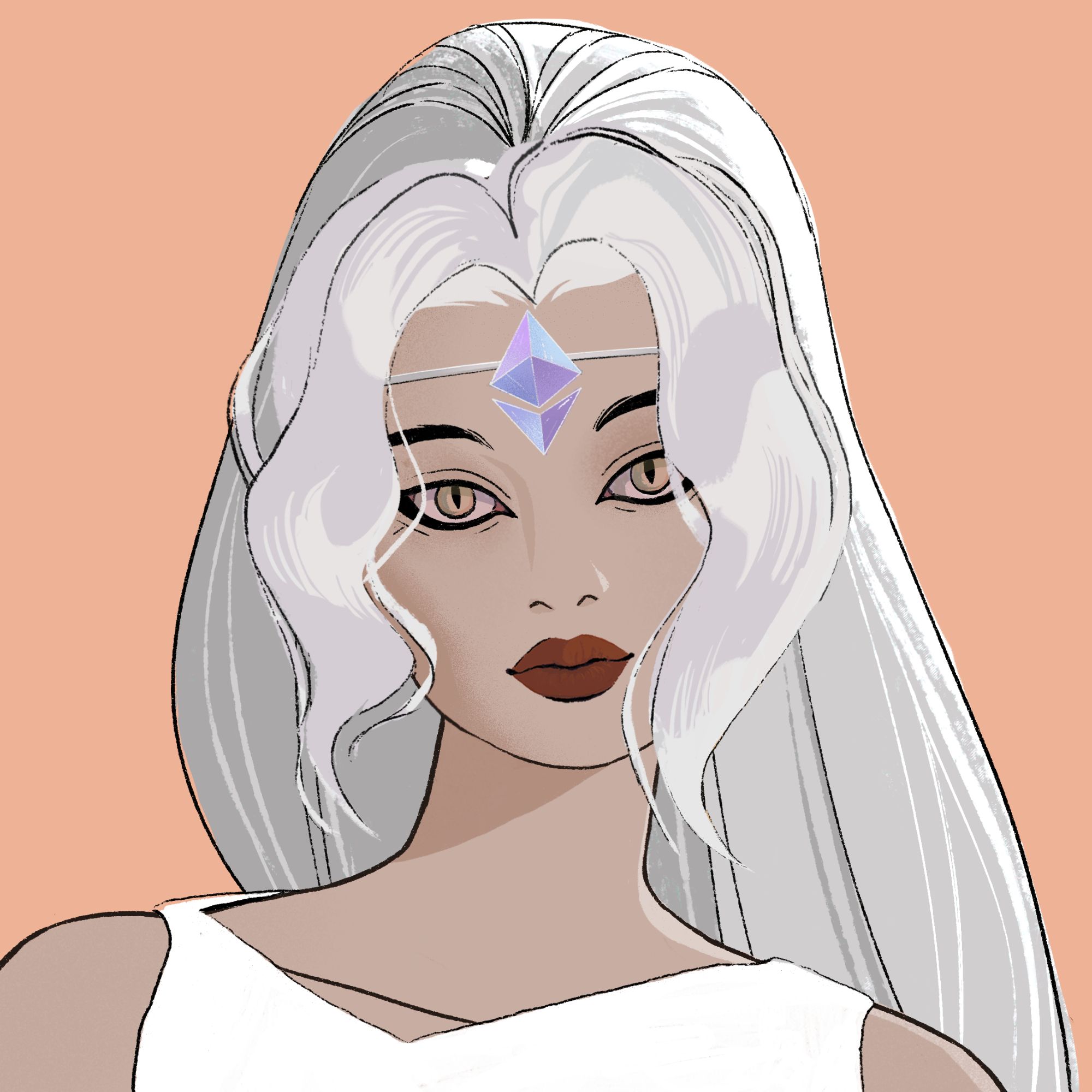 a portrait of Onyx the striking