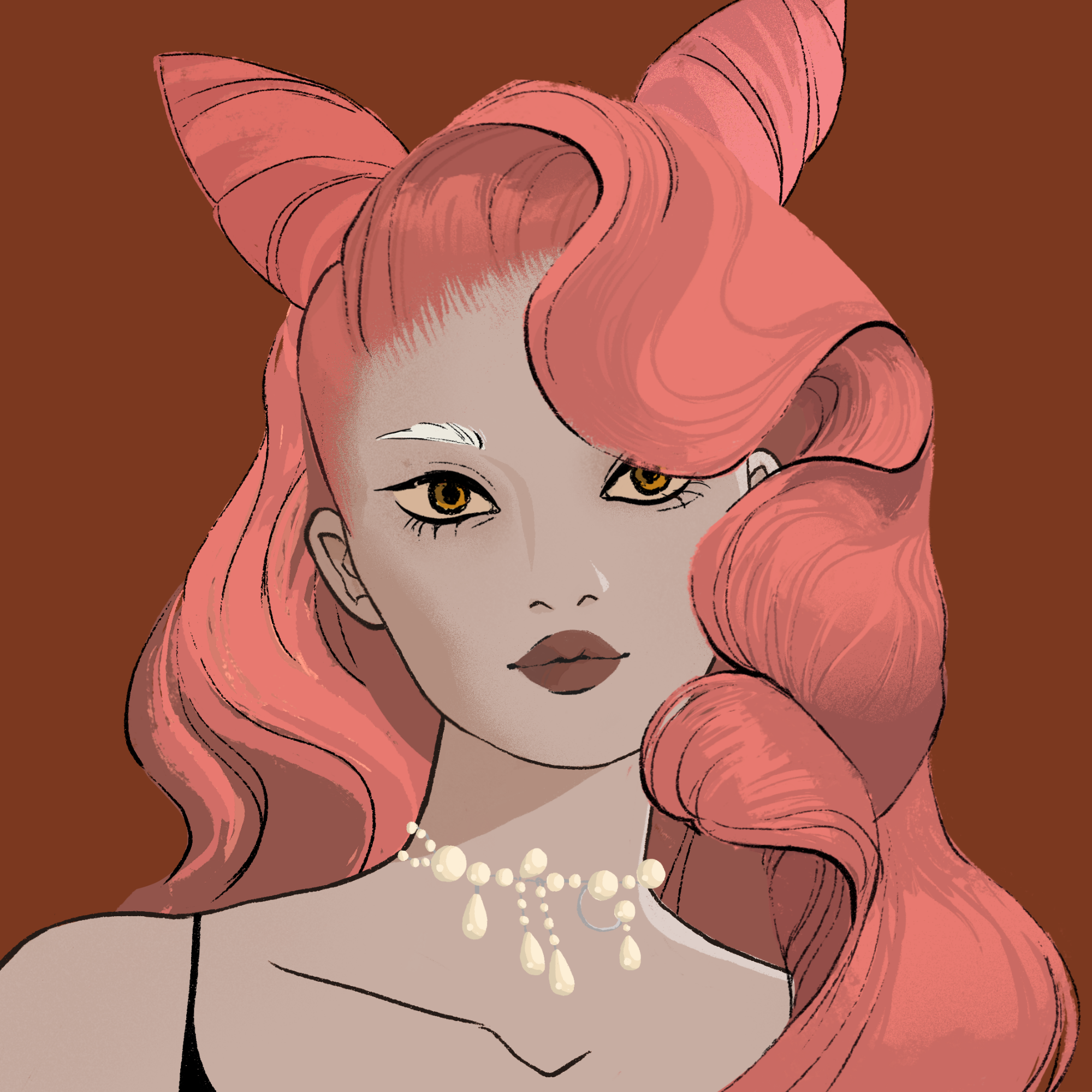 a portrait of Cashmere, the fascinating vanity