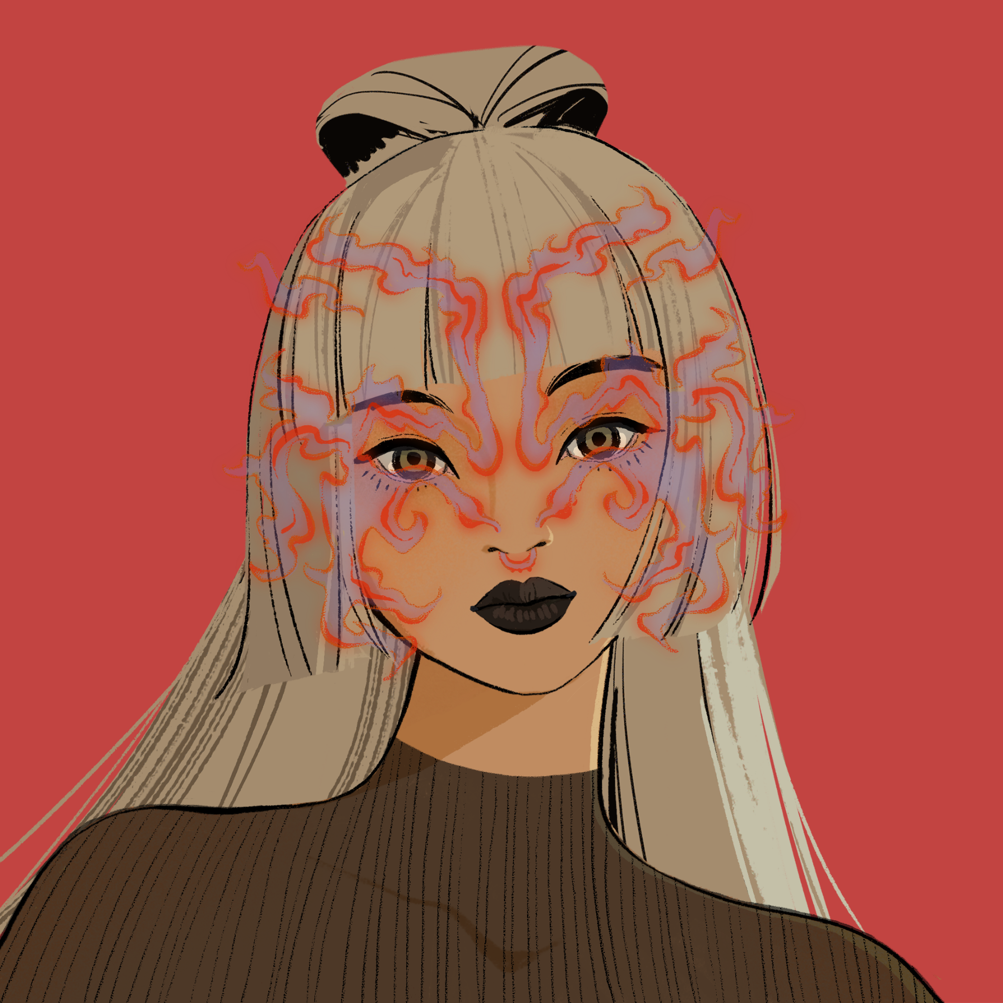 a portrait of Bam iceberg