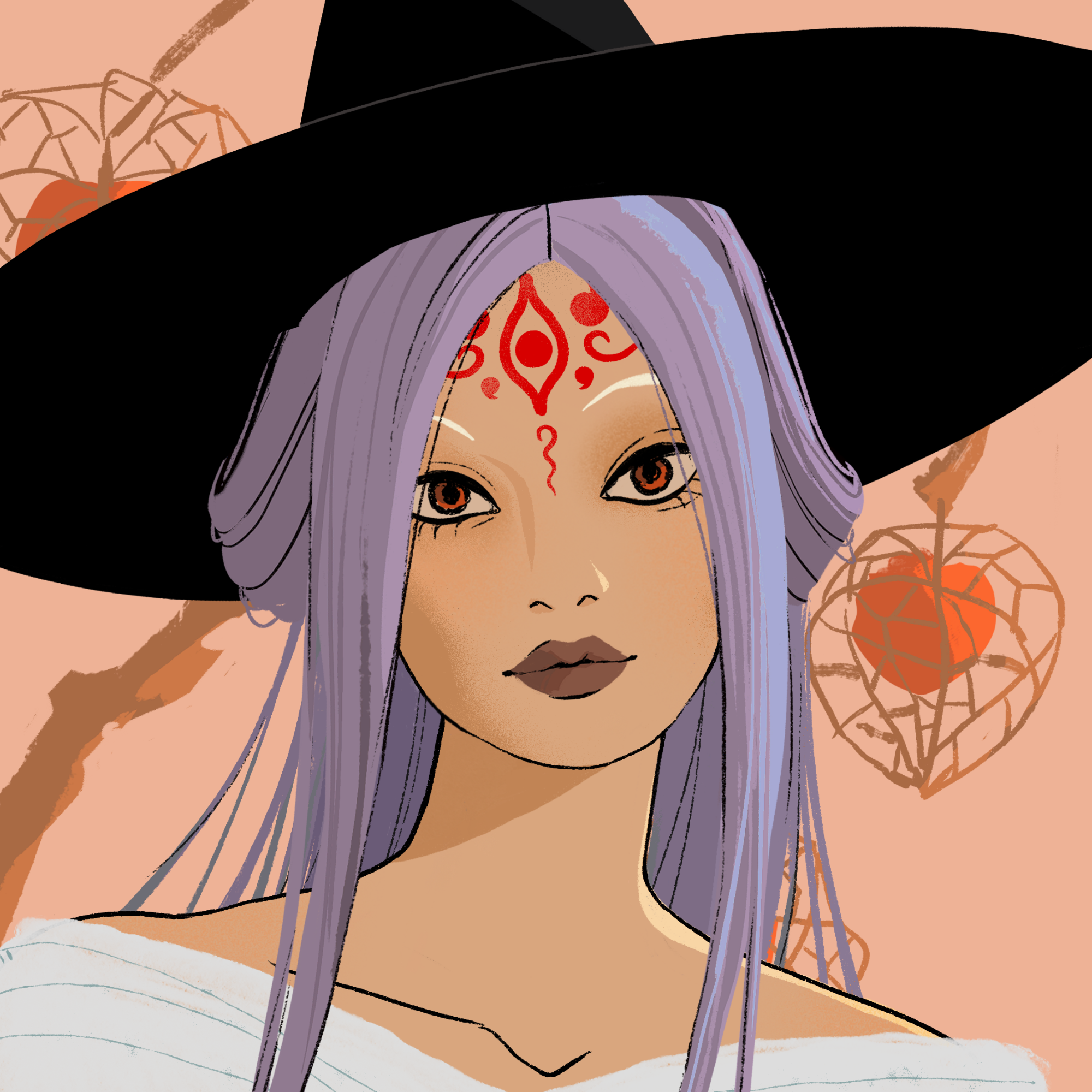 a portrait of Cherry of the asylum