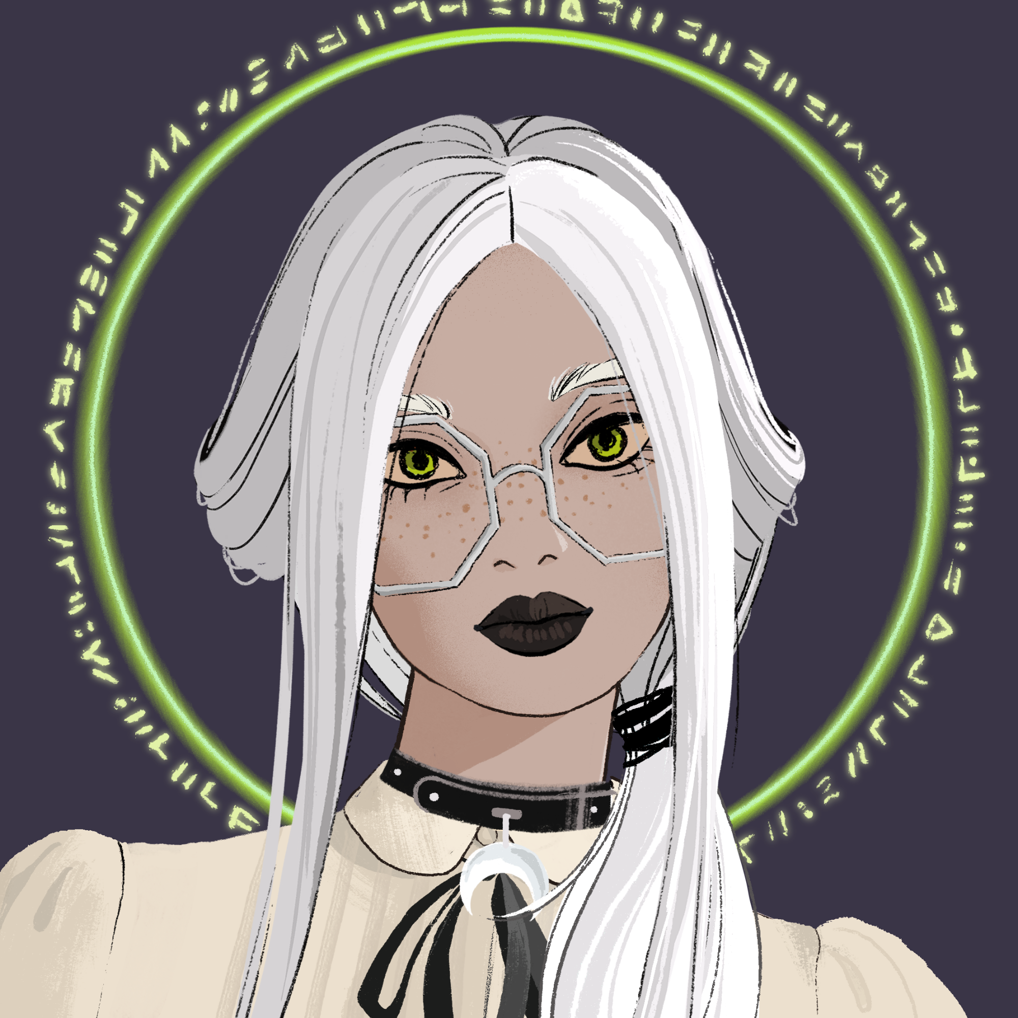 a portrait of Tucana, the rumpled nonagon