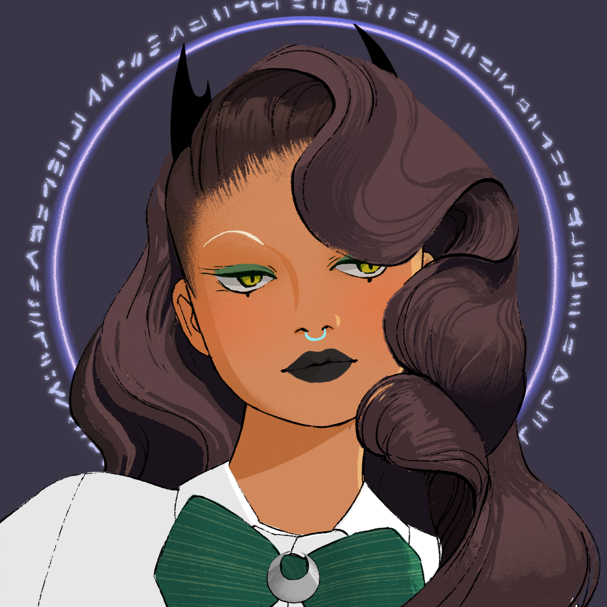 a portrait of Quark sundial