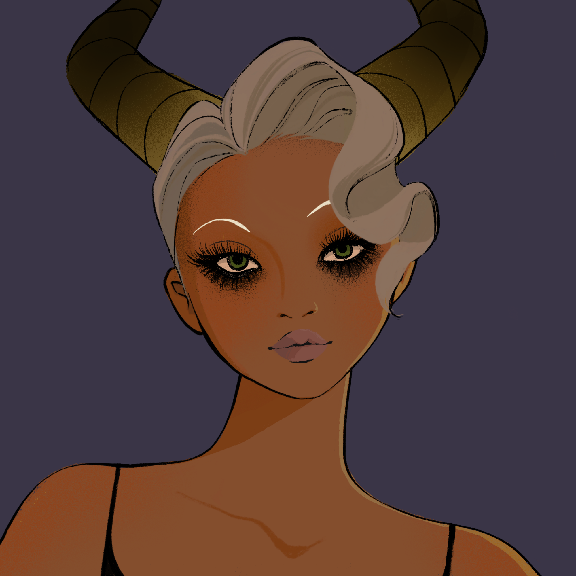 a portrait of Copper of the wastes