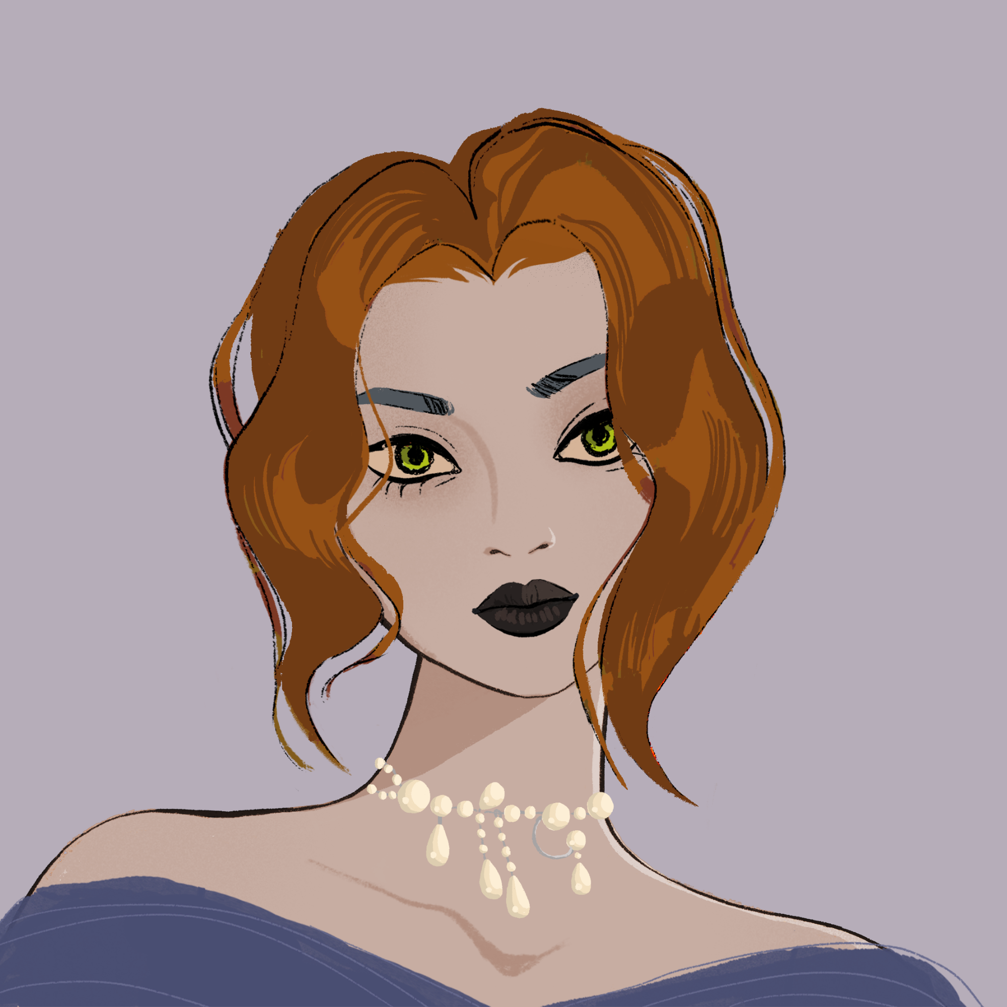 a portrait of Myrrh, the lovely mirror