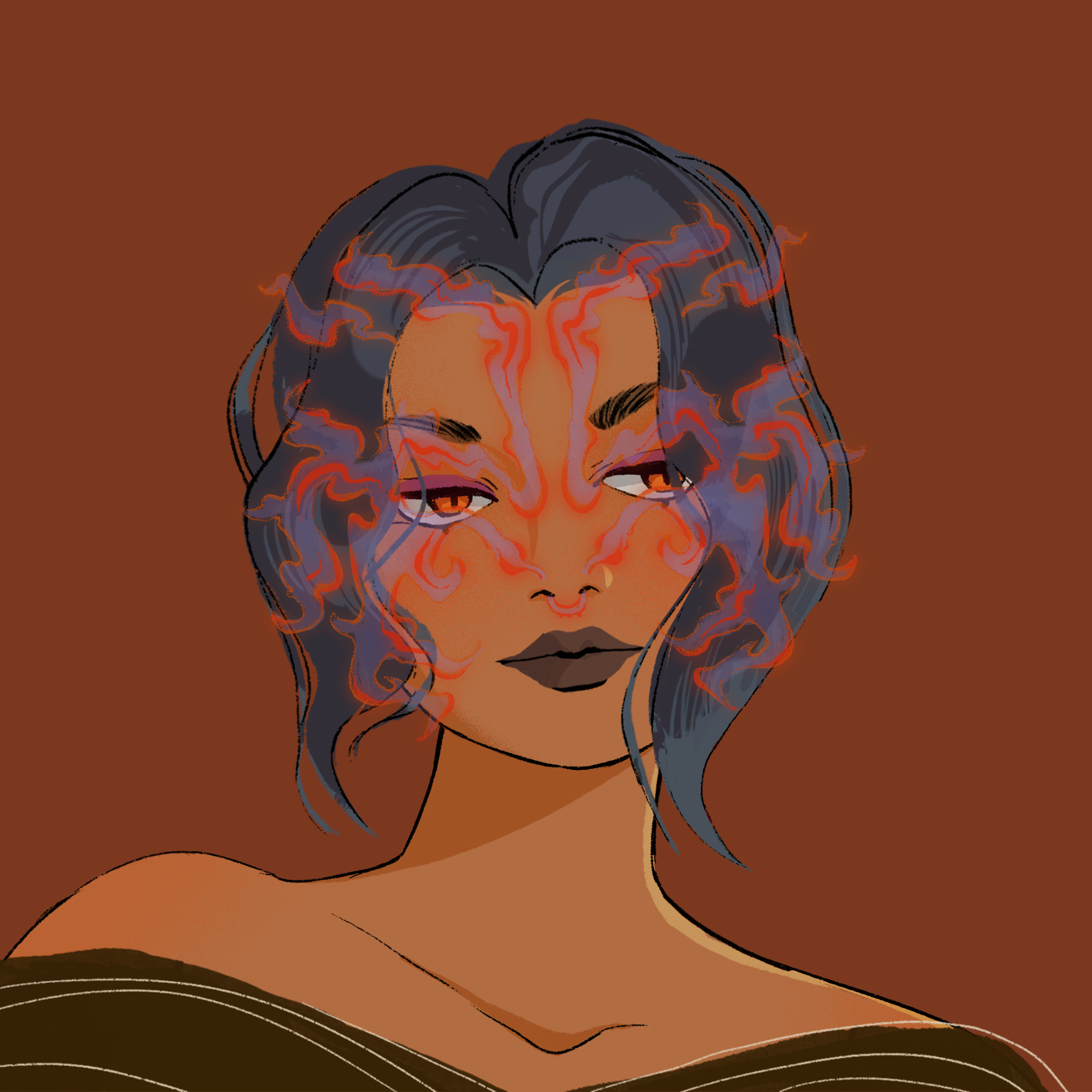 a portrait of Fuji, the unbroken kindling