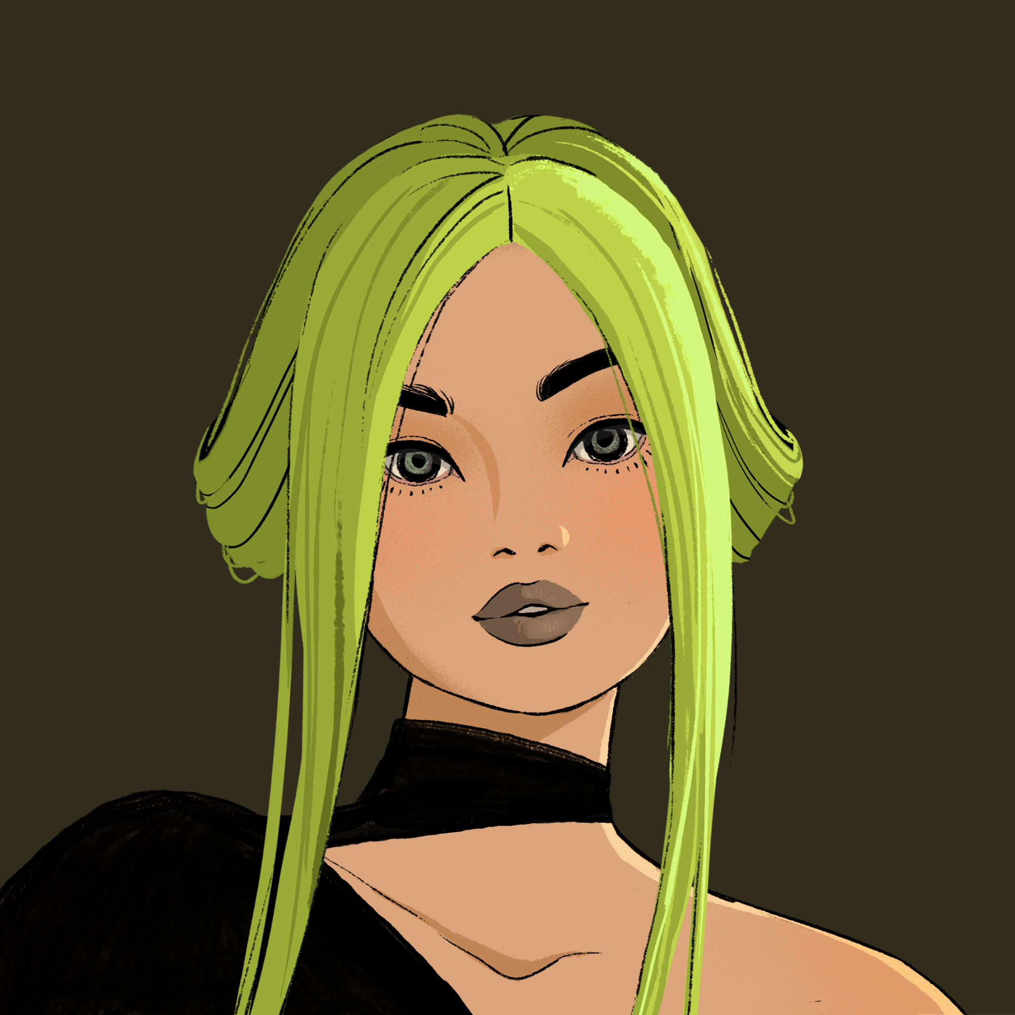 a portrait of Vector, the sound symbol