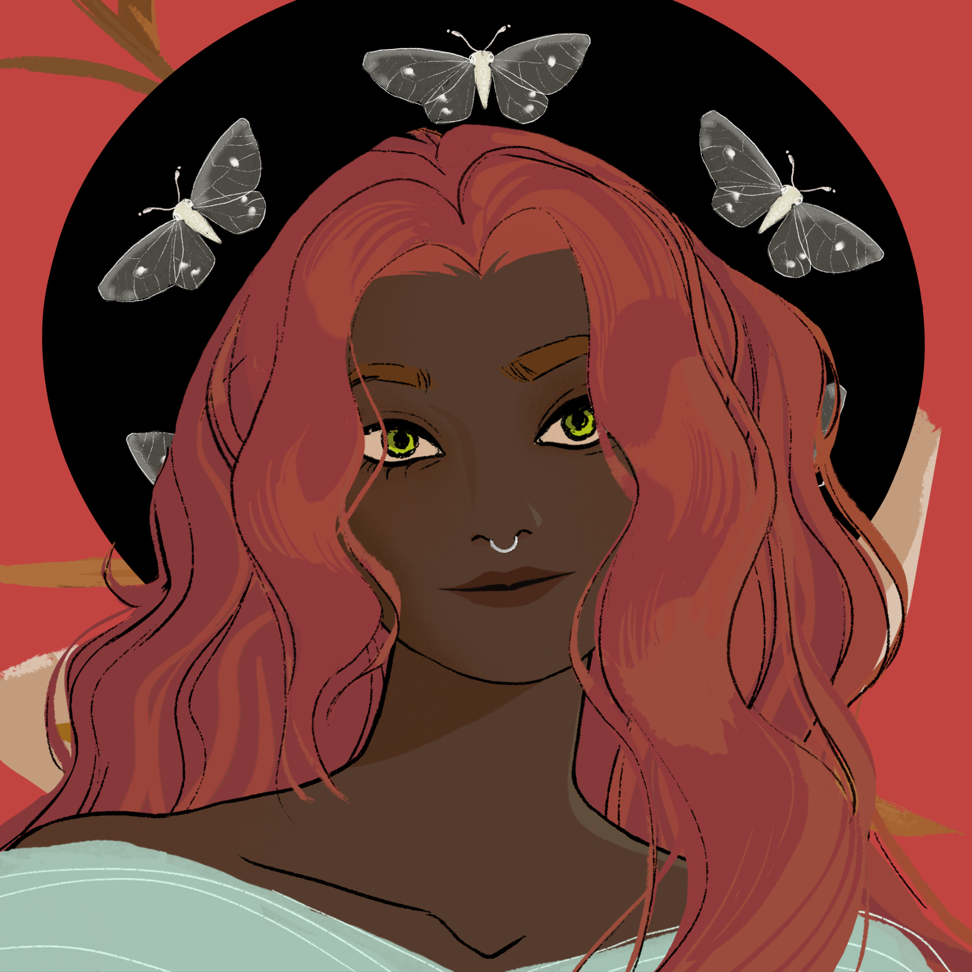 a portrait of Yarrow the seasoned