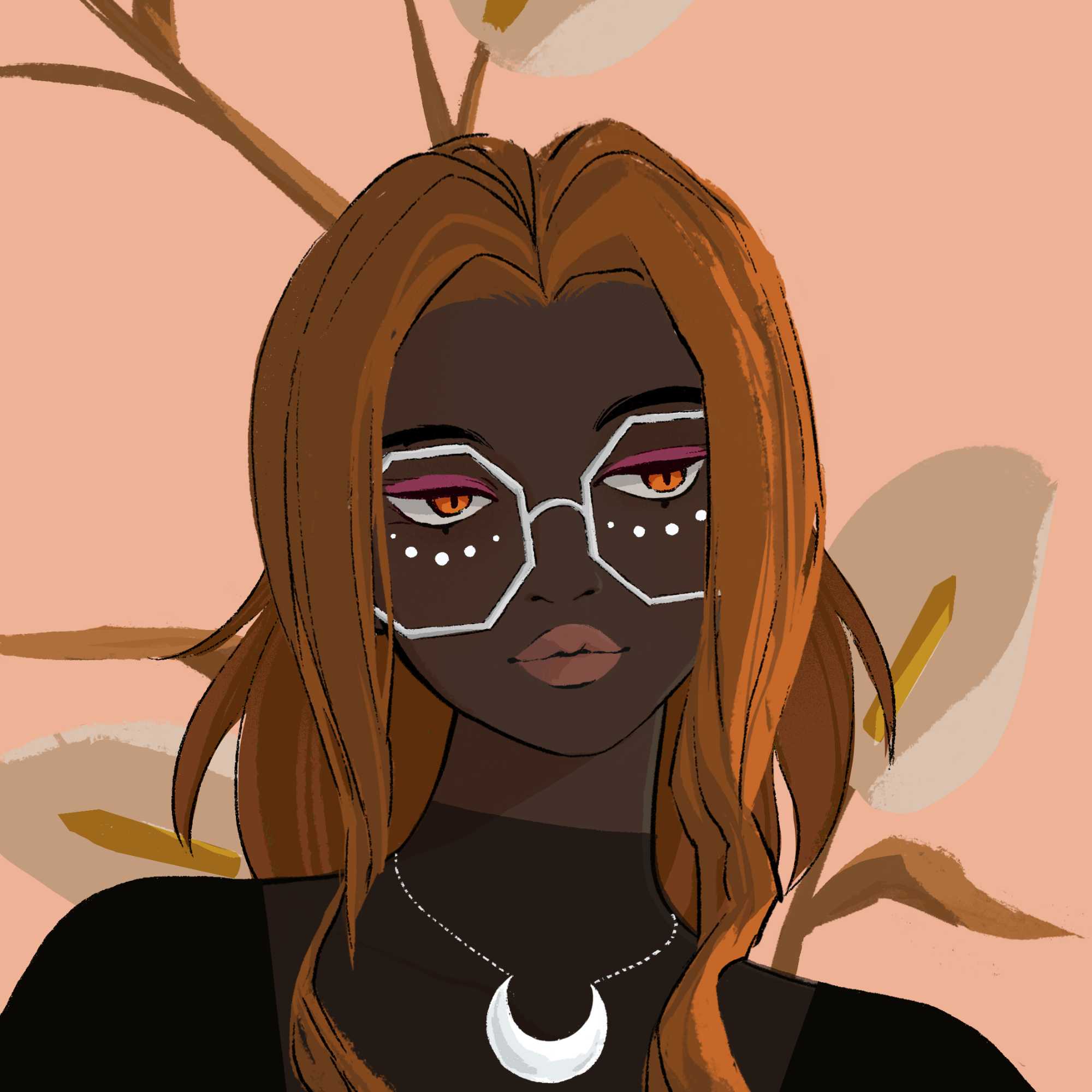 a portrait of Champignon, the olive bramble