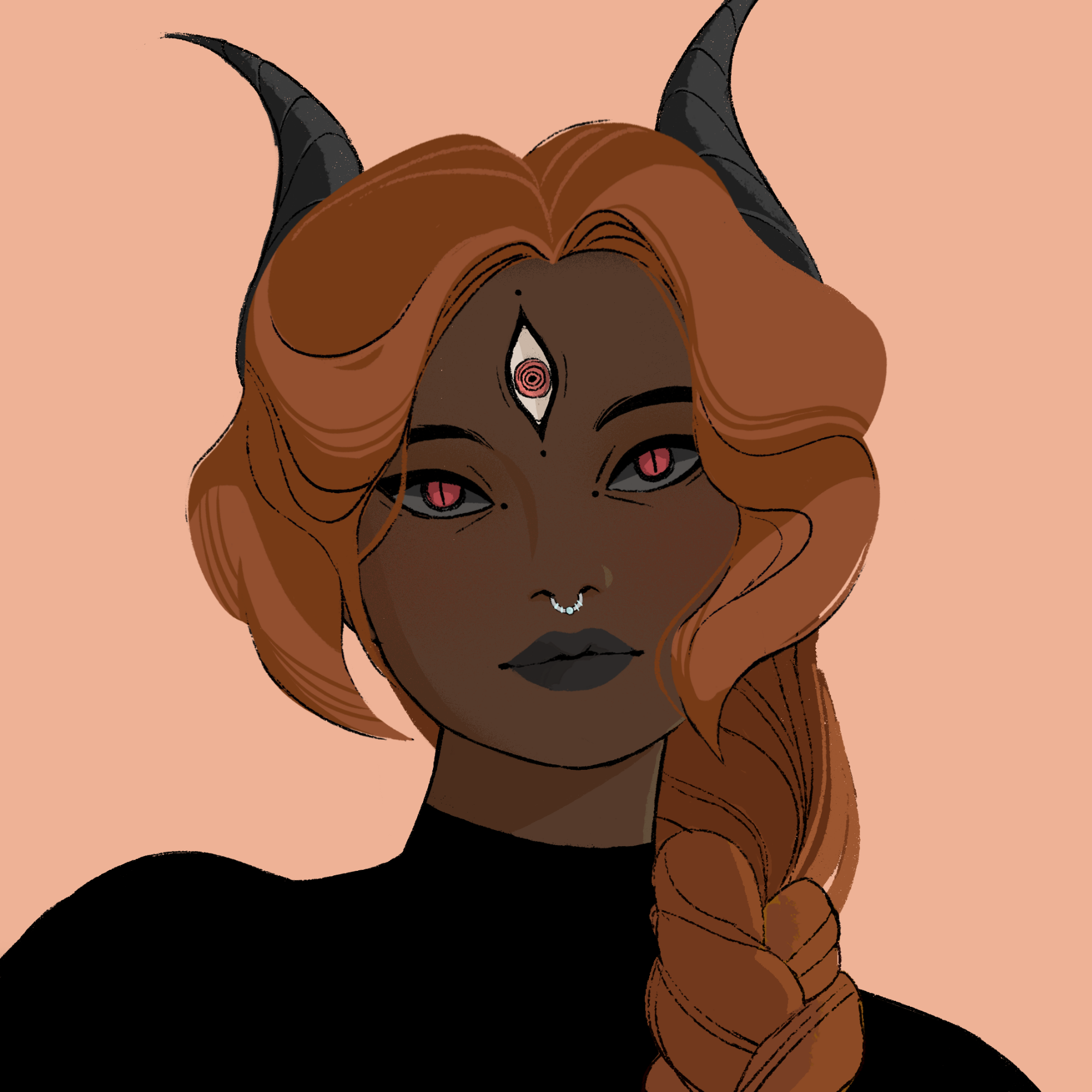 a portrait of Lolo, the unruly rasp