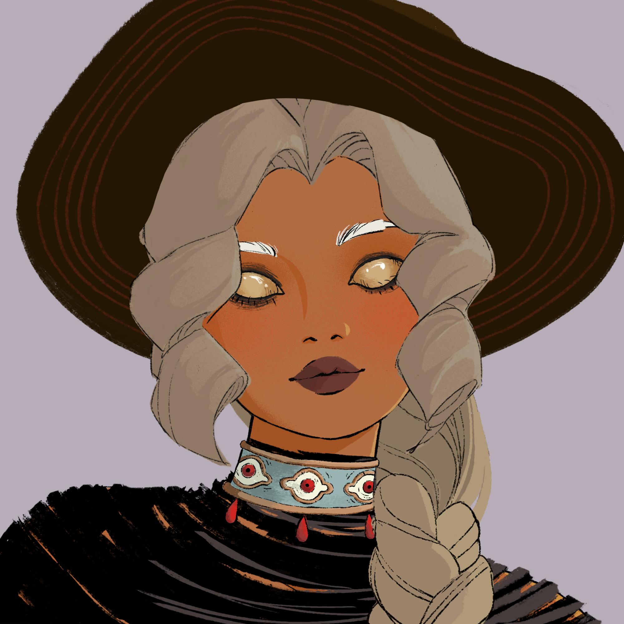 a portrait of Camellia the fair