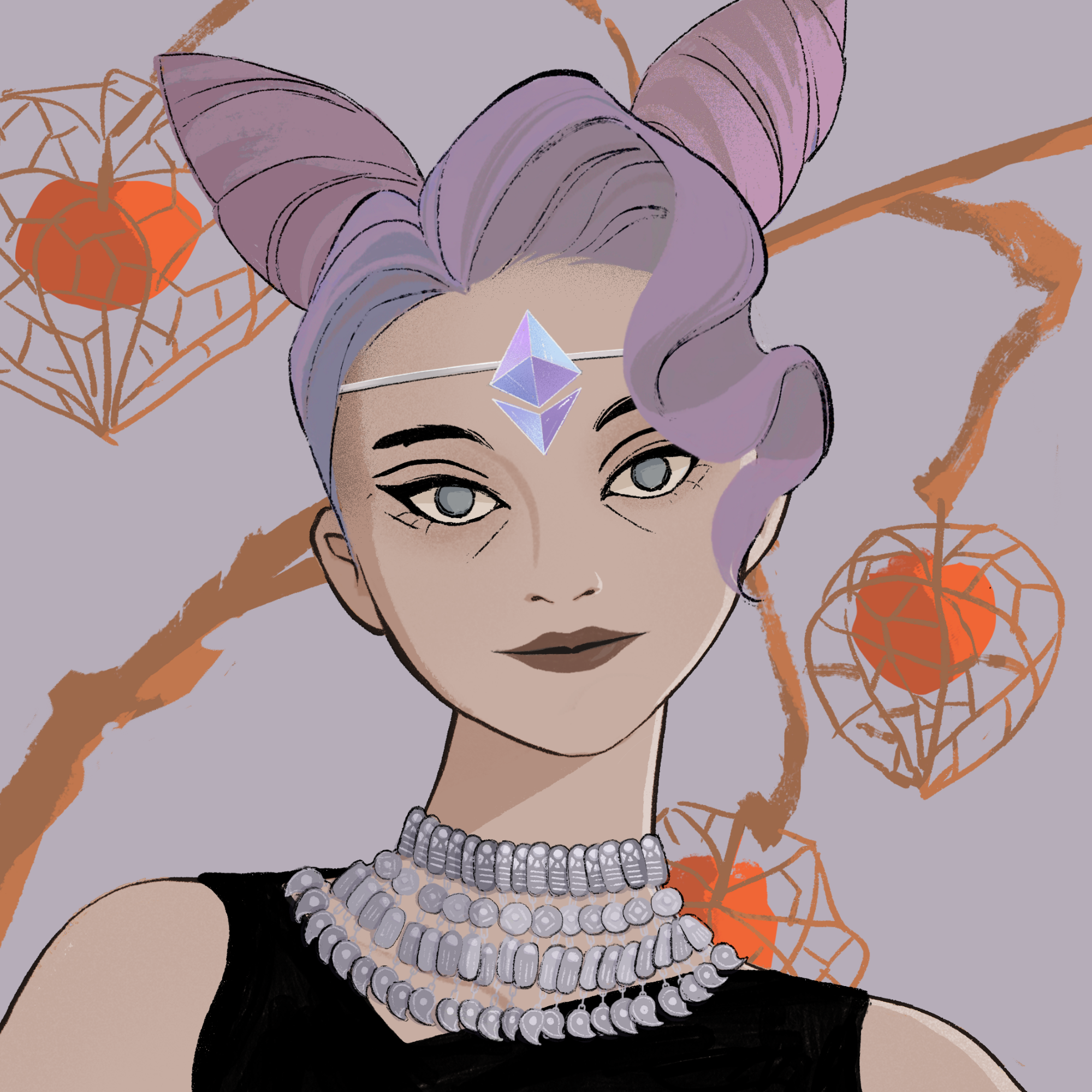 a portrait of Madam alexandrite