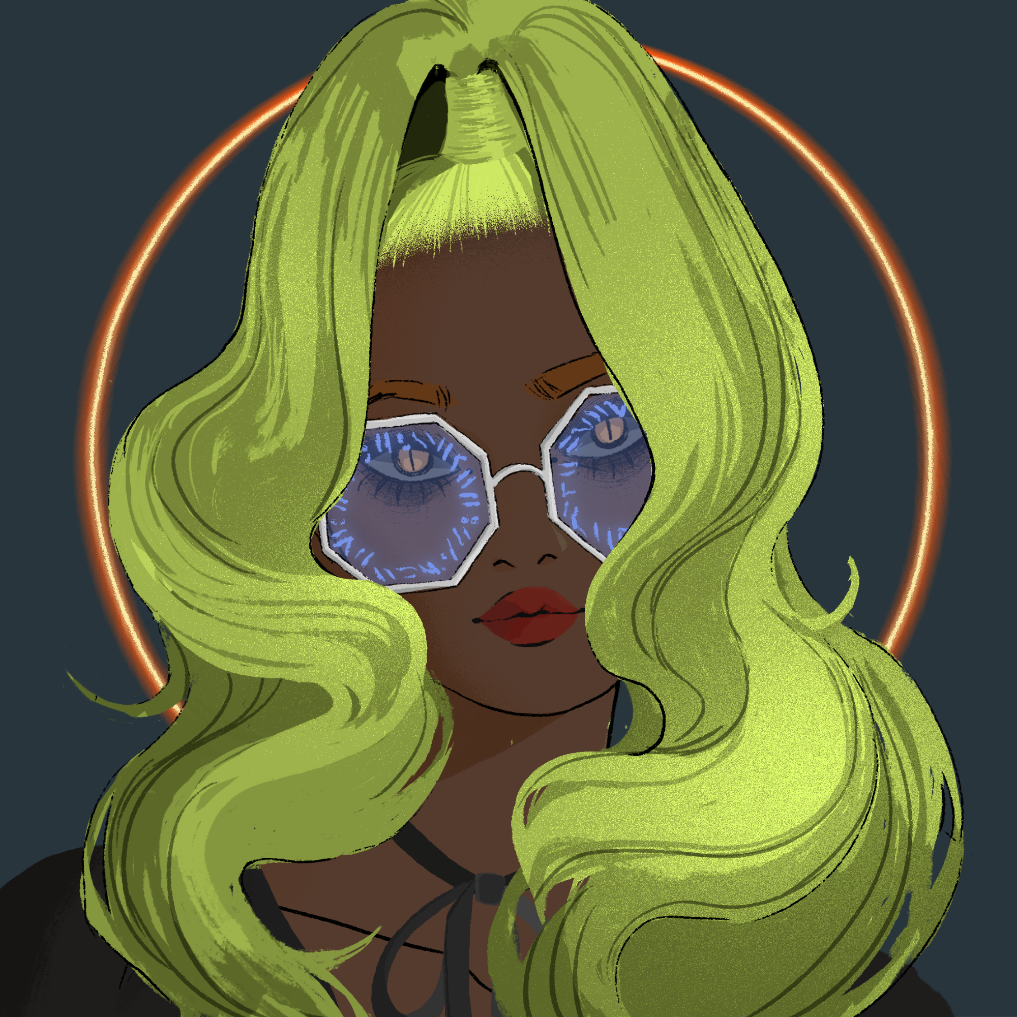 a portrait of Antlia the discerning