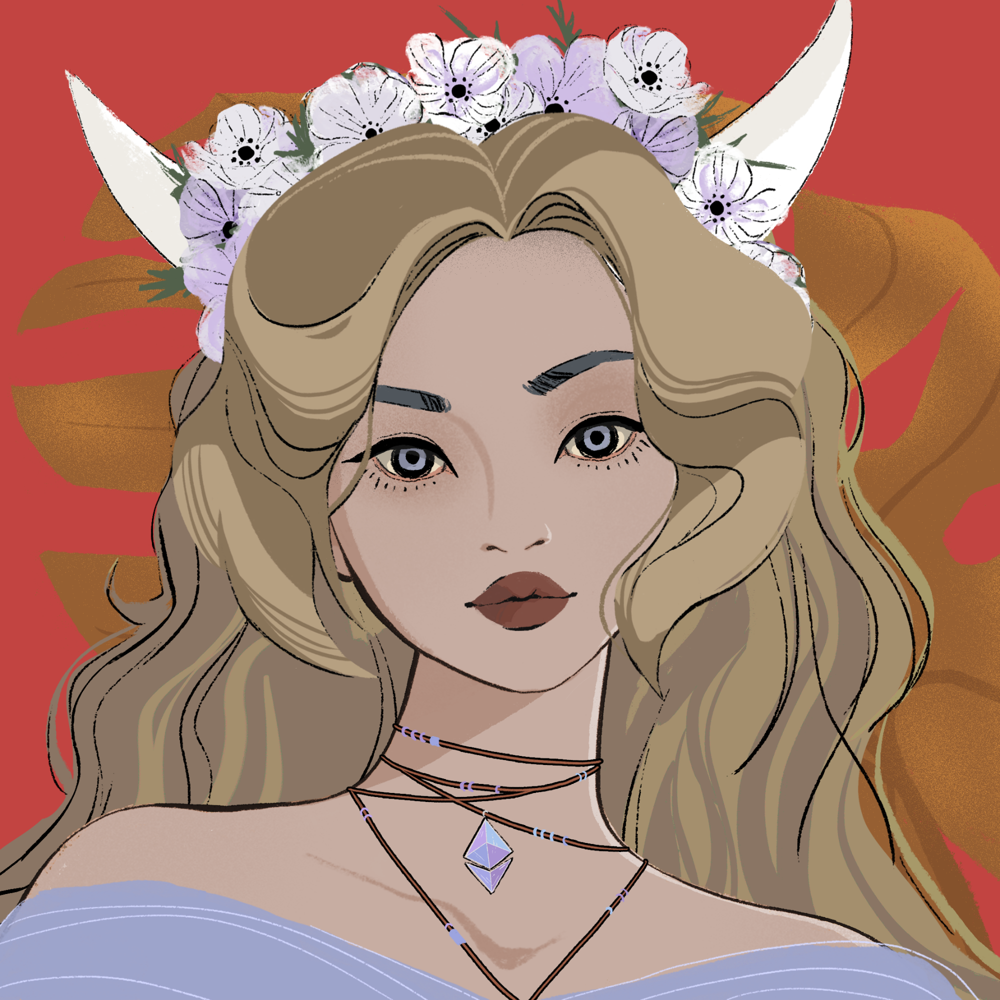 a portrait of Pepper the wild