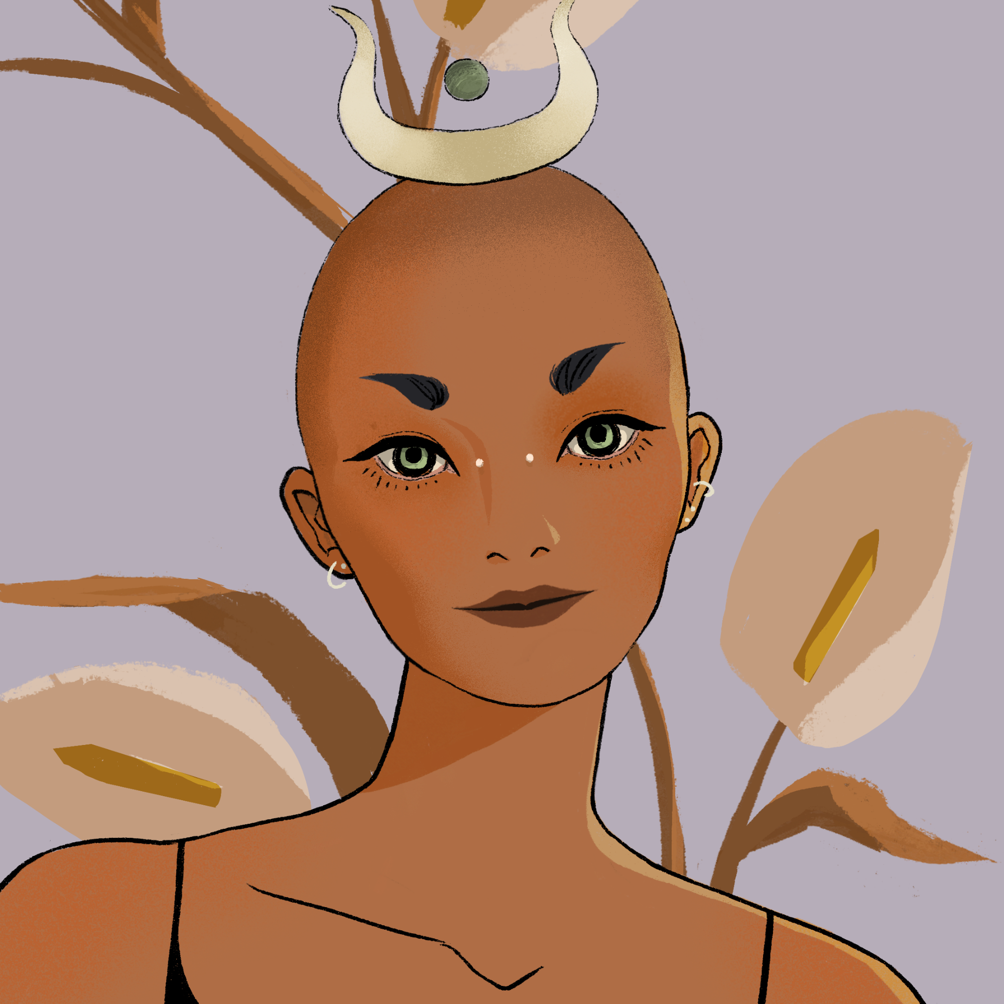 a portrait of Heather the ambrosial