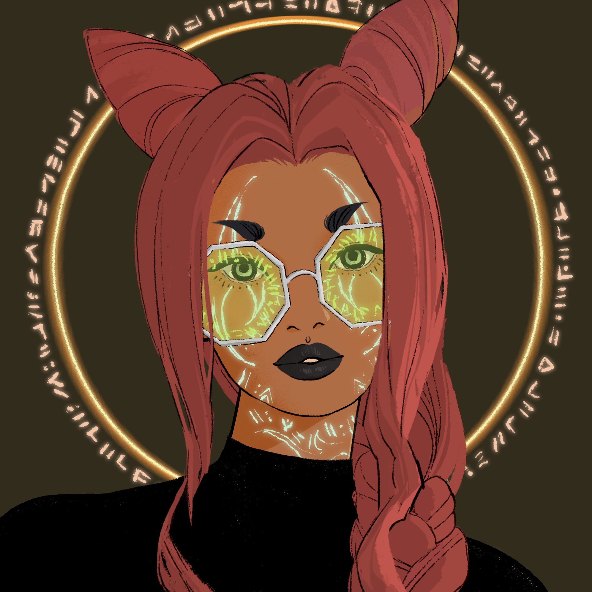 a portrait of Velocity, the extensive pentagon