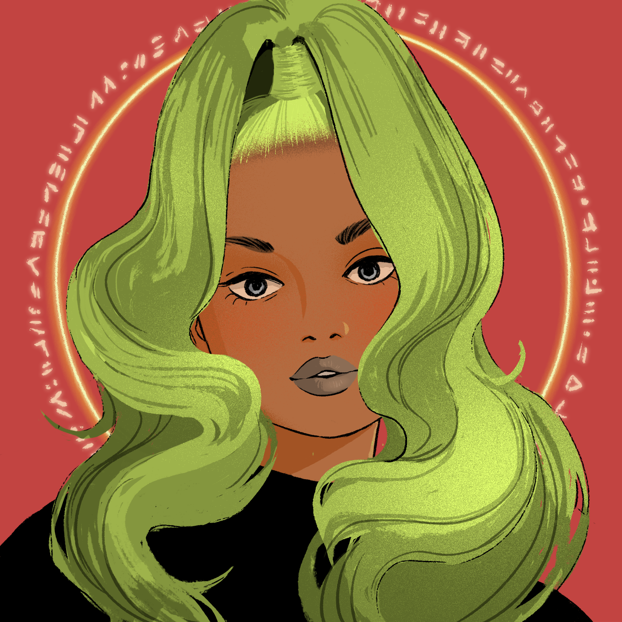 a portrait of Photon, the binary parchment