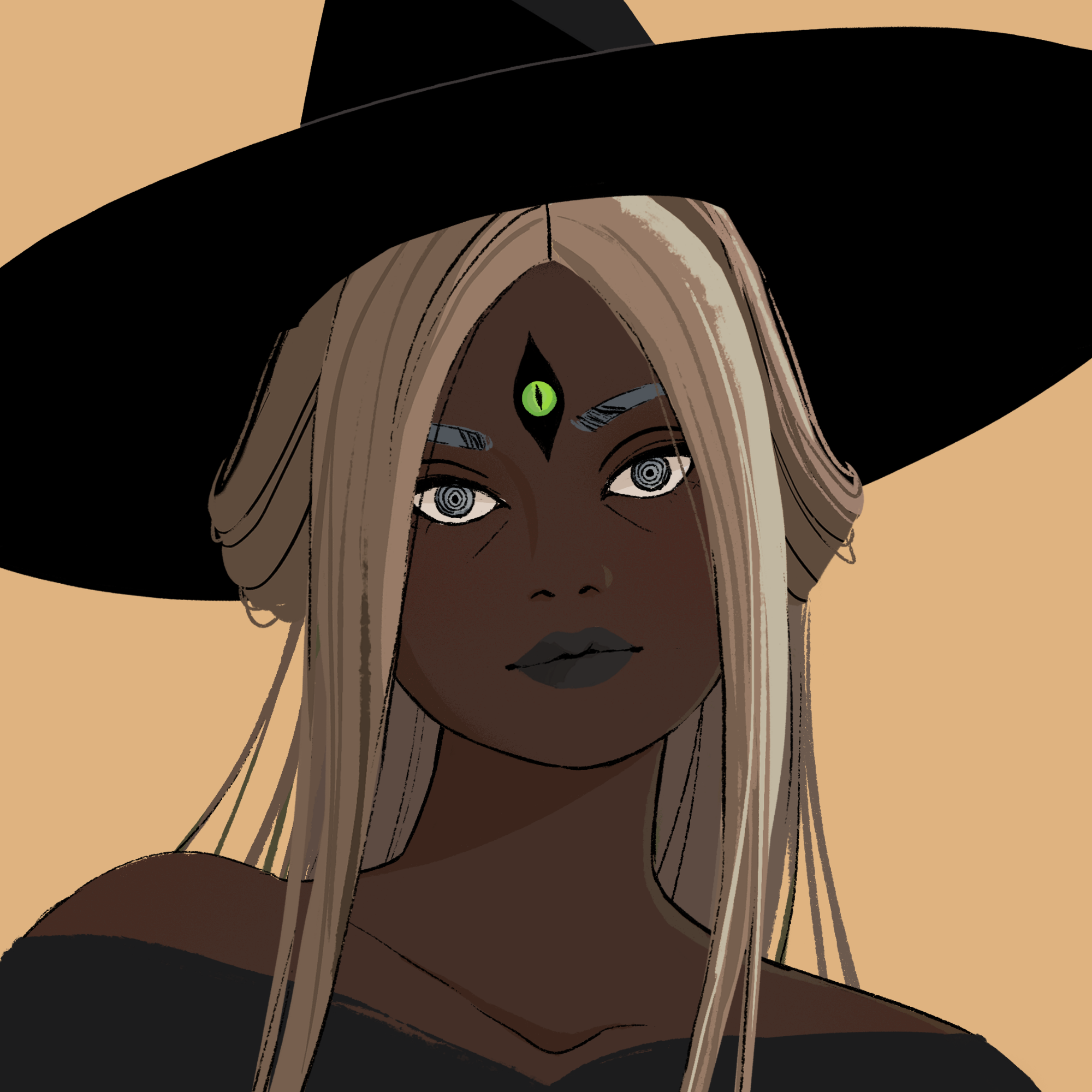 a portrait of Landslide the flaming