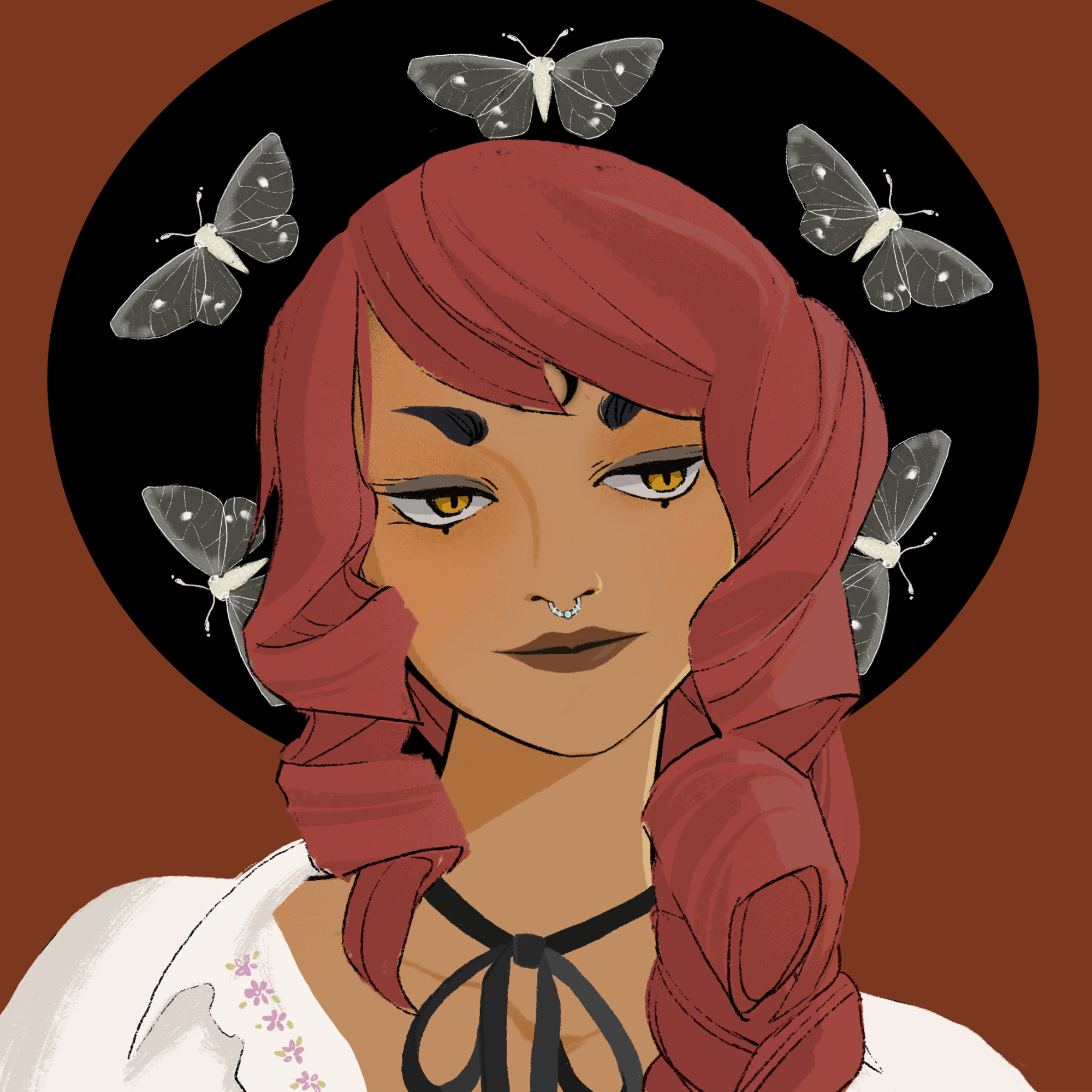 a portrait of Enokitake bramble