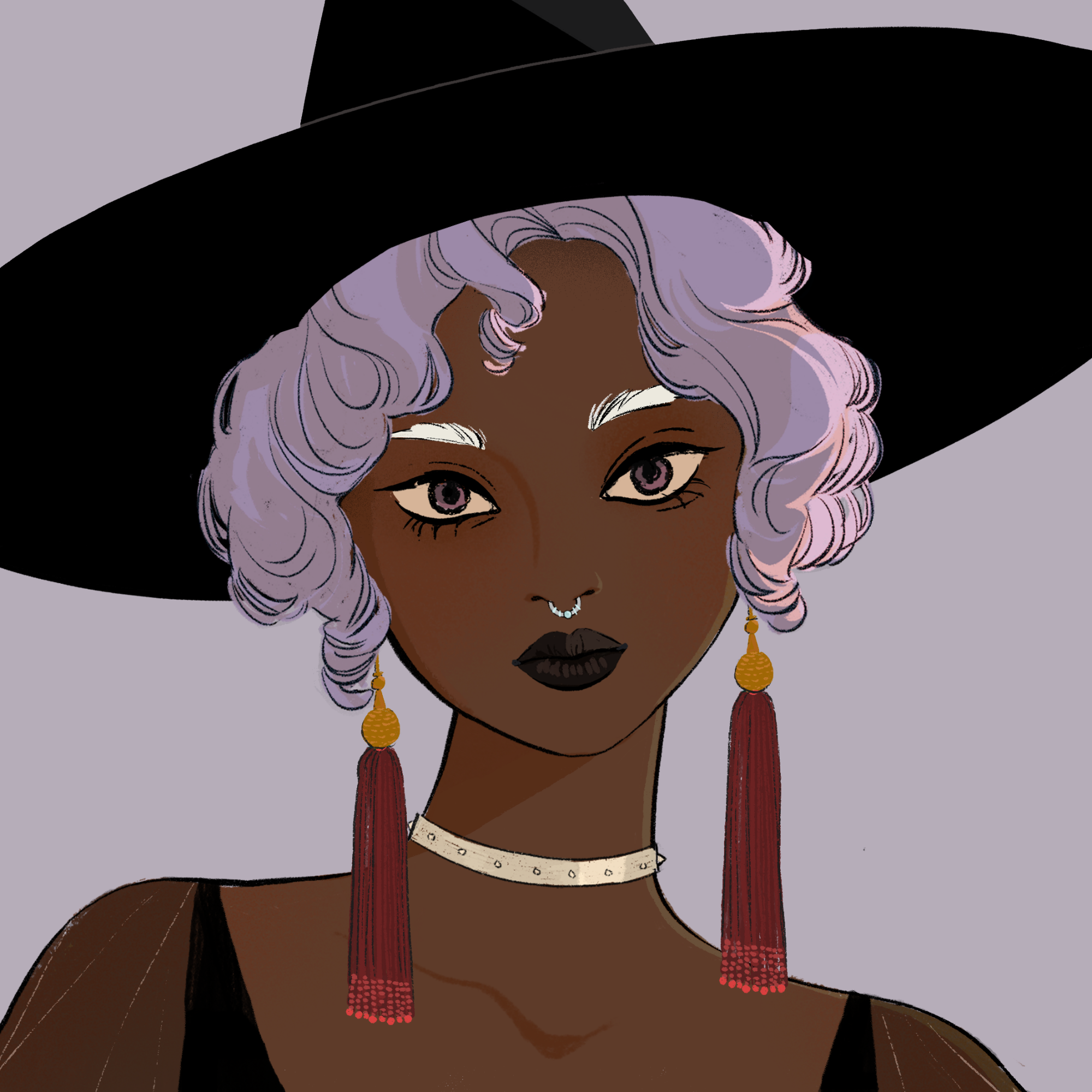 a portrait of Minuet the charming