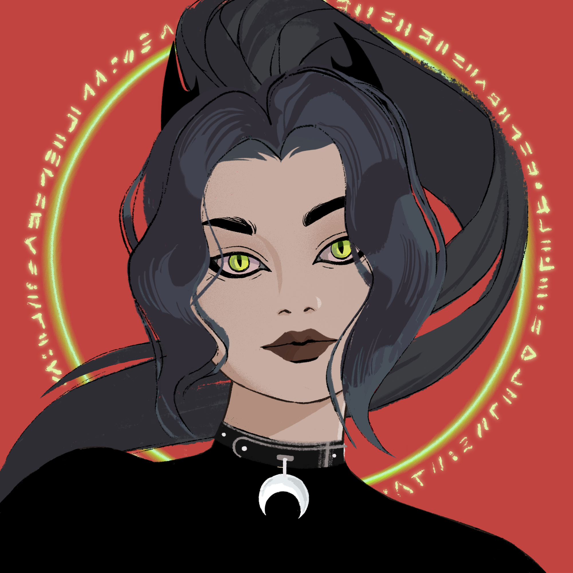 a portrait of Pupil procyon