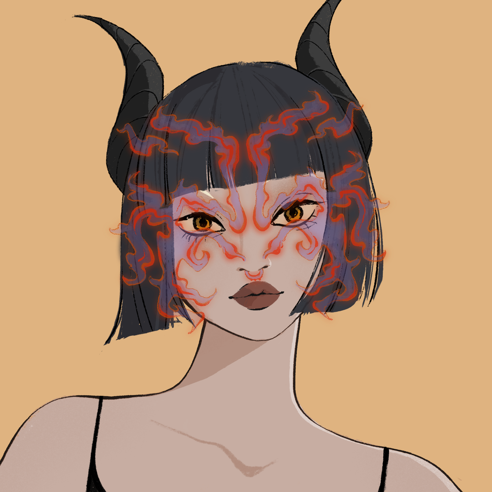 a portrait of Duststorm, the wrathful squabble