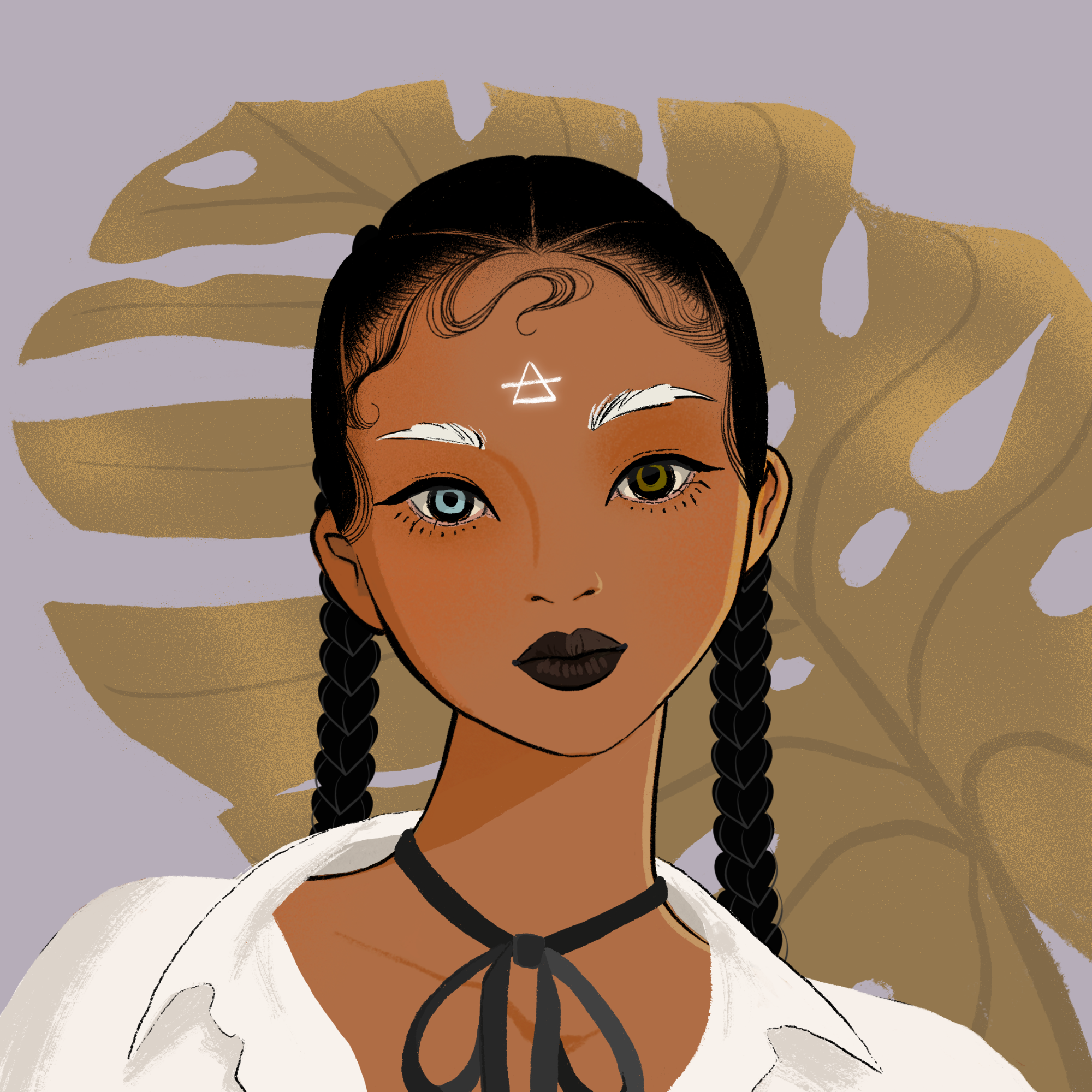 a portrait of Fuchsia, the boysenberry pie