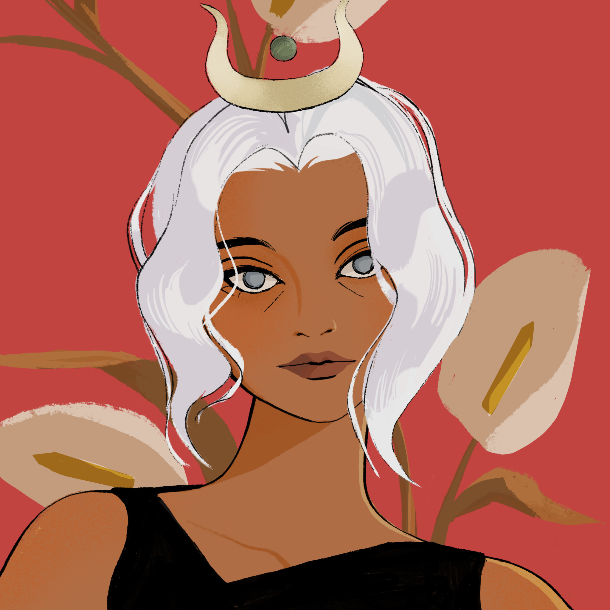 a portrait of Mademoiselle piccolo